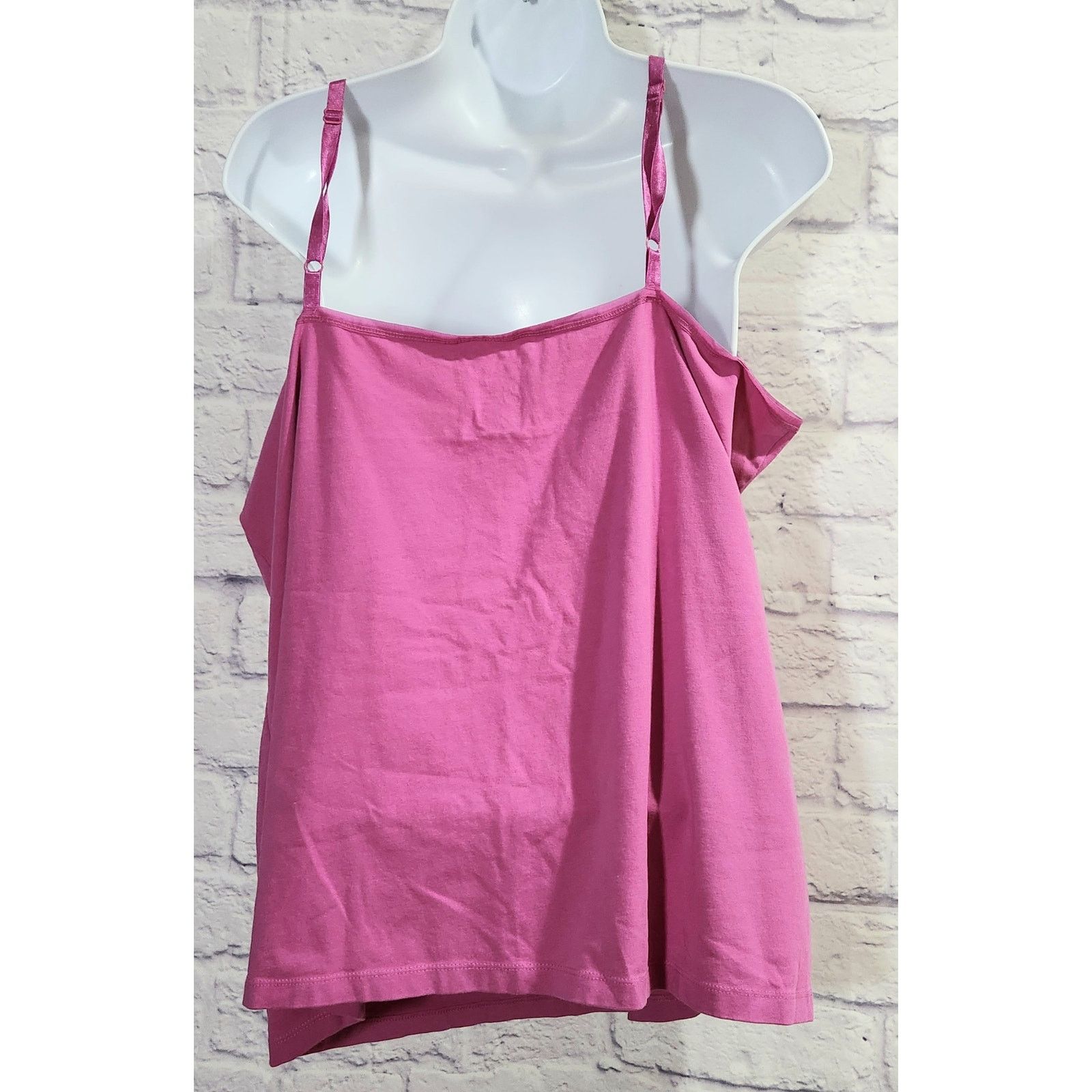 Other Lane Bryant Purple Adjustable Spaghetti Strap Tank Top 18 20 Size XXL / US 16-18 / IT 52-54 - 3 Thumbnail