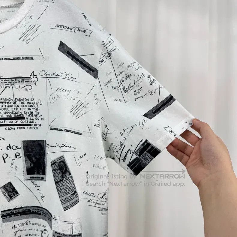 Dior Dior Graffiti embroidered bee short sleeves Size US XL / EU 56 / 4 - 4 Thumbnail