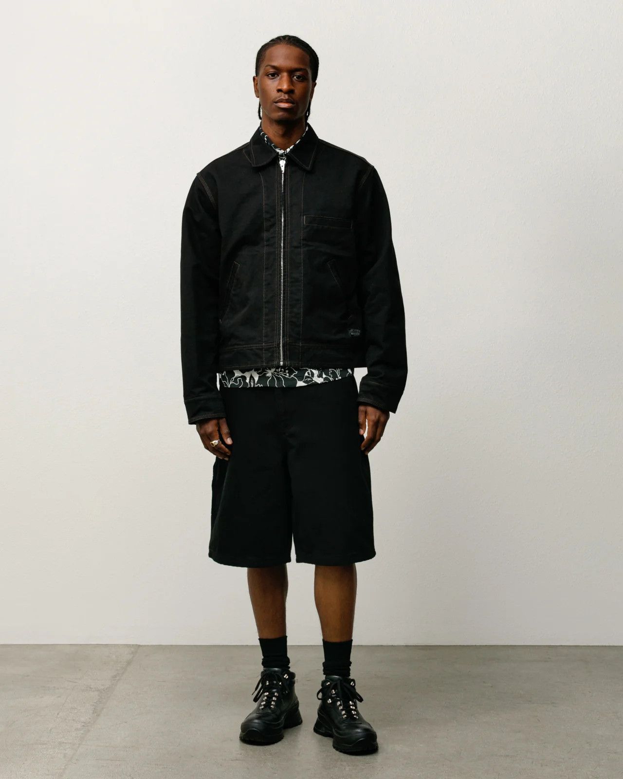 Stussy WORK JACKET COLLARED Size US M / EU 48-50 / 2 - 3 Thumbnail