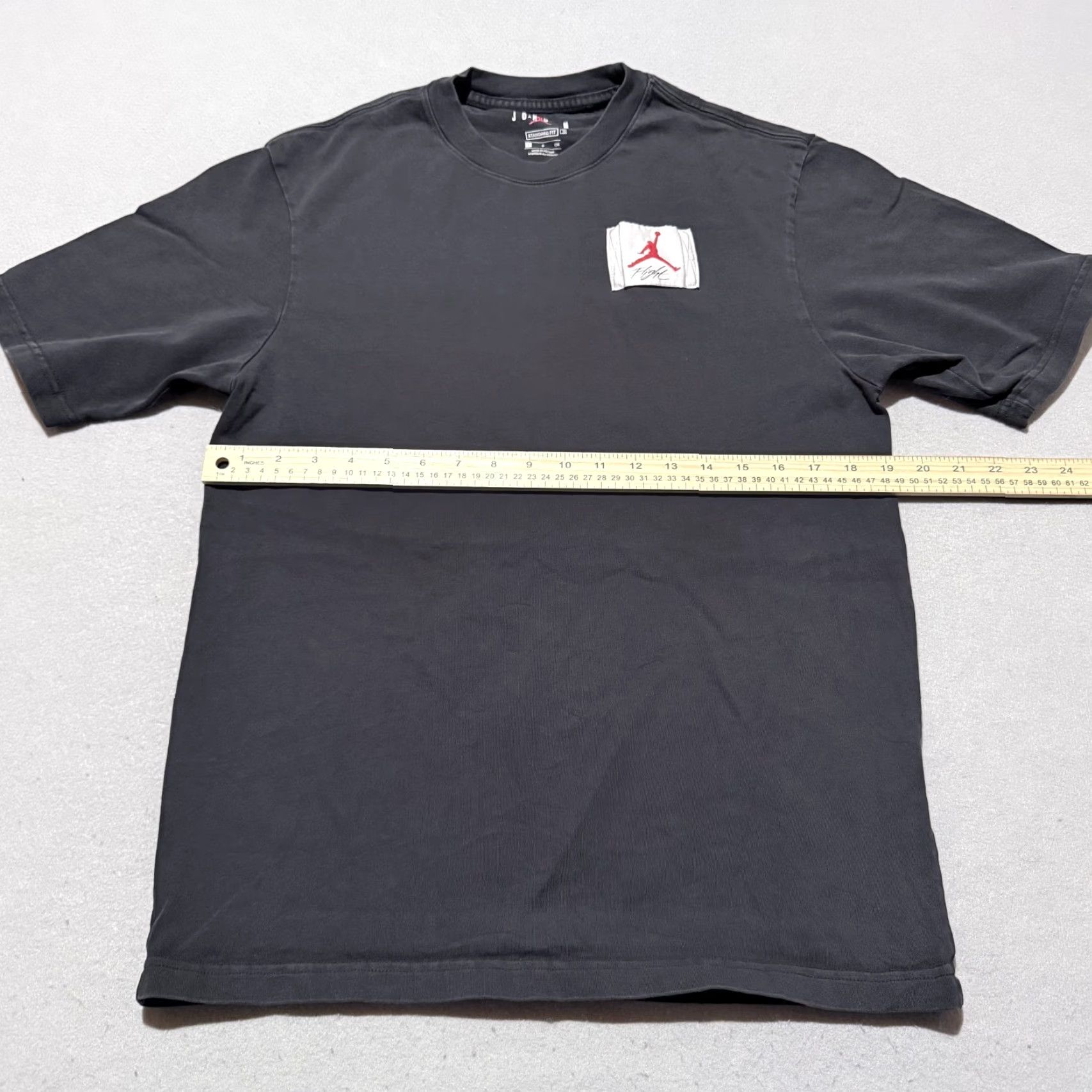 Nike Nike Air Jordan Flight Essentials Logo Patch T-Shirt Black Small Mens Nike Shirt Black Logo Patch Short Sleeve Crew Neck Standard Fit Vintage: No Size US S / EU 44-46 / 1 - 7 Thumbnail