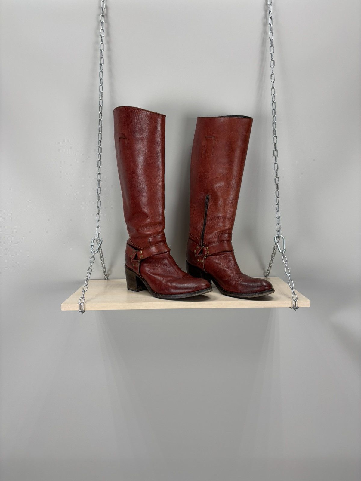 Leather × MoMA Womens boots MOMA Size 40 Color Red Size US 10 / IT 40 - 1 Thumbnail