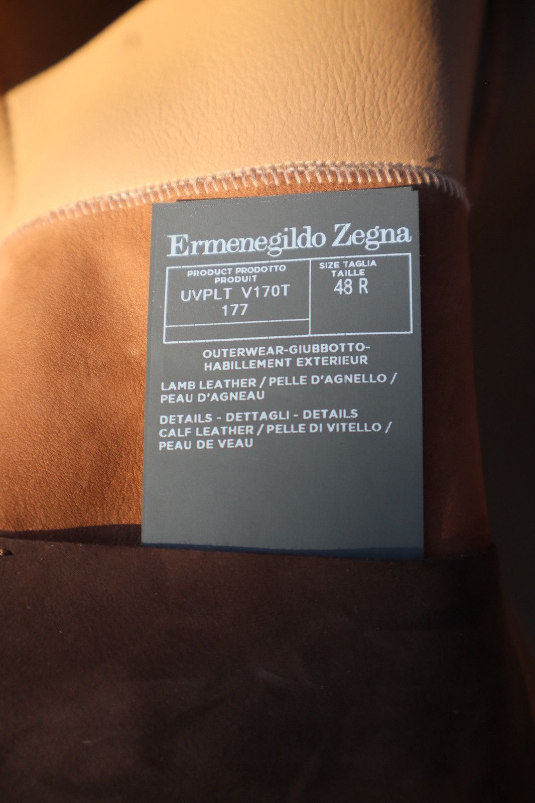 Ermenegildo Zegna Ermenegildo Zegna shearling leather jacket Size US M / EU 48-50 / 2 - 14 Thumbnail