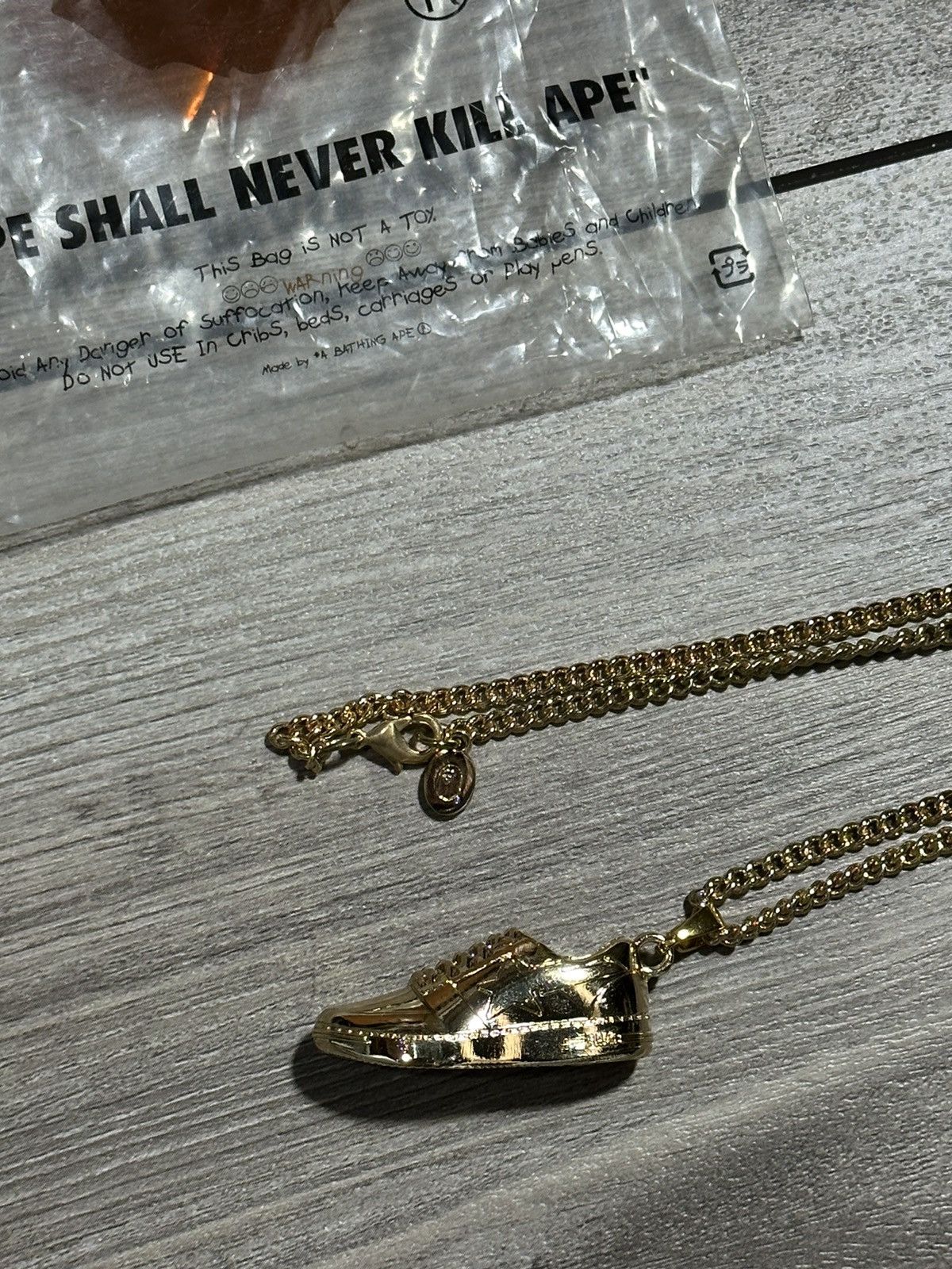 Bape Bapesta Chain Size ONE SIZE - 2 Thumbnail
