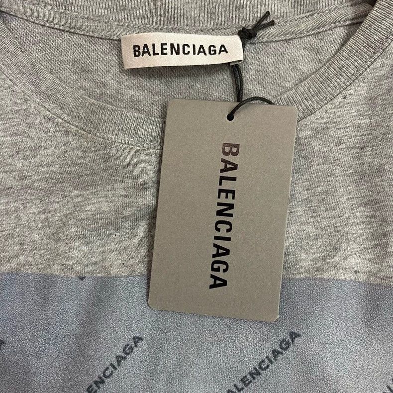 Balenciaga Balenciaga Gray front and back model full of small Logo pri Size US XS / EU 42 / 0 - 6 Thumbnail