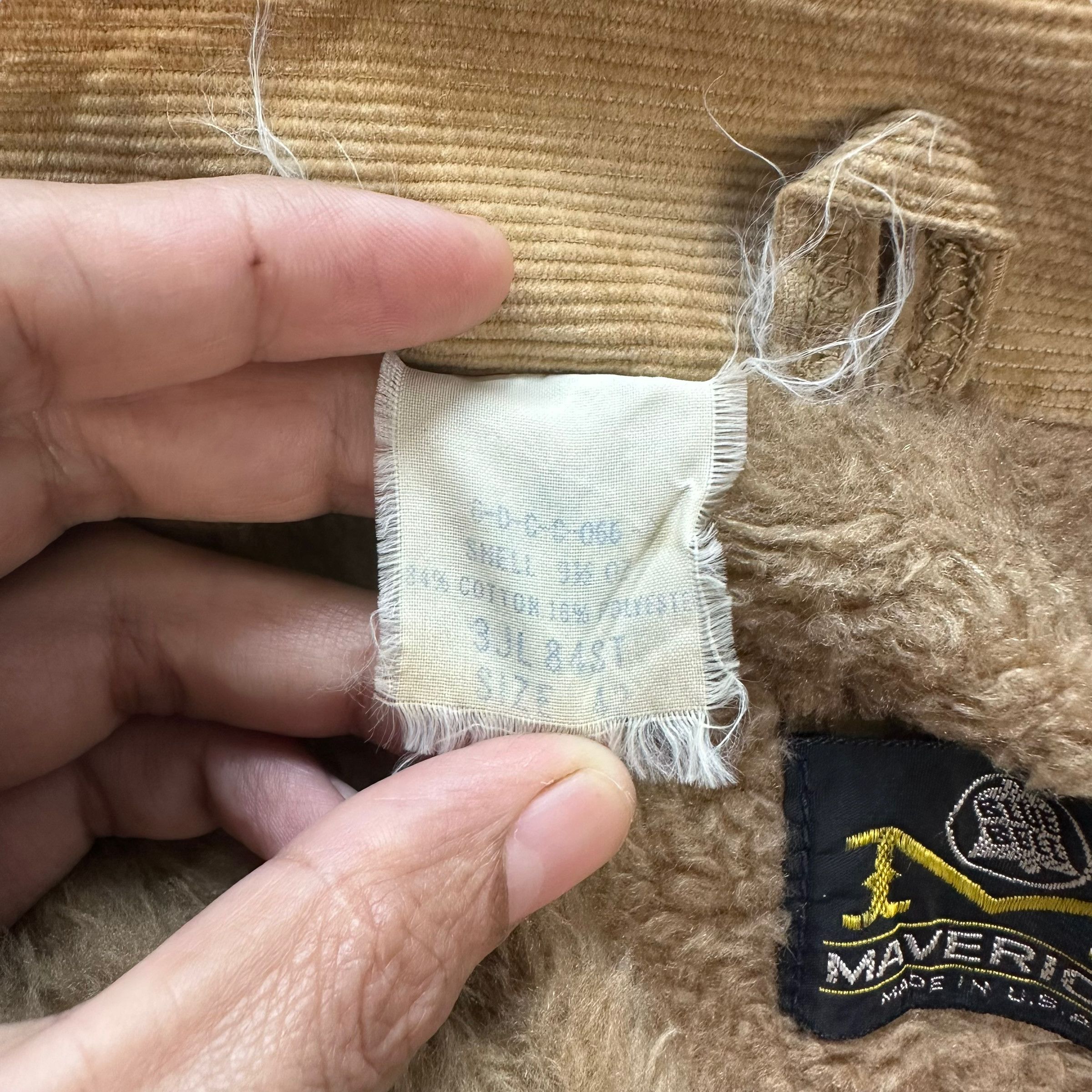 Vintage BLUE BELL MAVERICK CORDUROY SHERPA JACKET #8290-001 Size US M / EU 48-50 / 2 - 10 Thumbnail