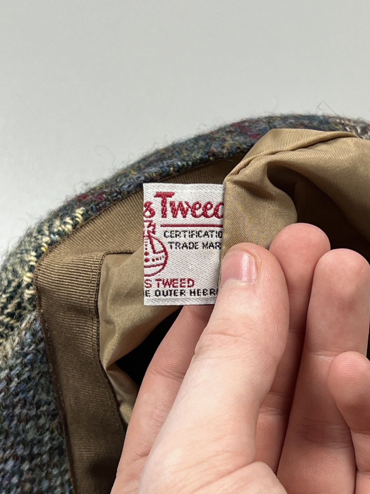 Harris Tweed Harris Tweed Patchwork Tweed Flat Cap (Y0373) Size ONE SIZE - 6 Thumbnail