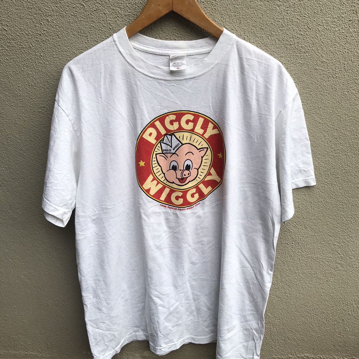 Vintage Vintage PIGGLY WIGGLY promo tee shop Size US L / EU 52-54 / 3 - 2 Thumbnail