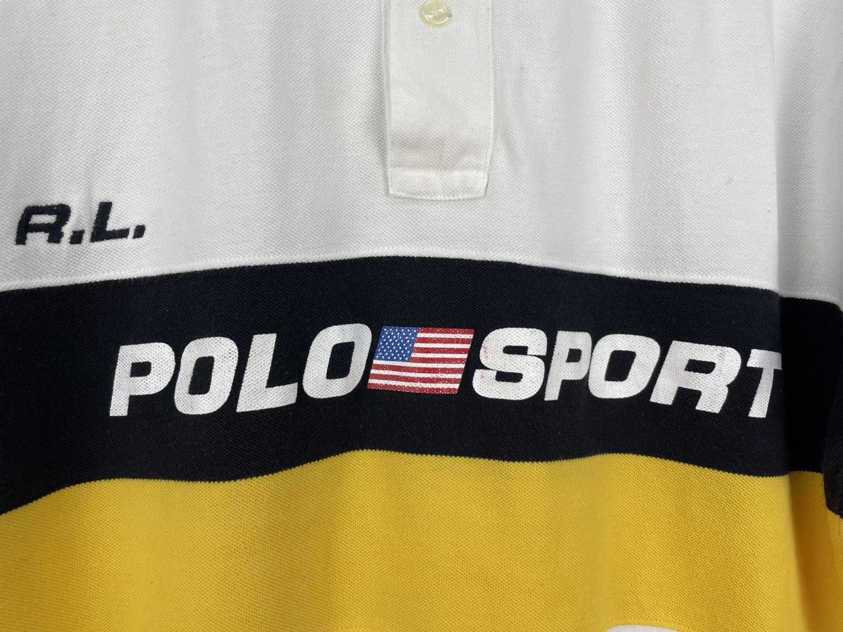 Polo Ralph Lauren × Vintage Vintage Polo Sport Ralph Lauren polo shirt Size US L / EU 52-54 / 3 - 4 Thumbnail