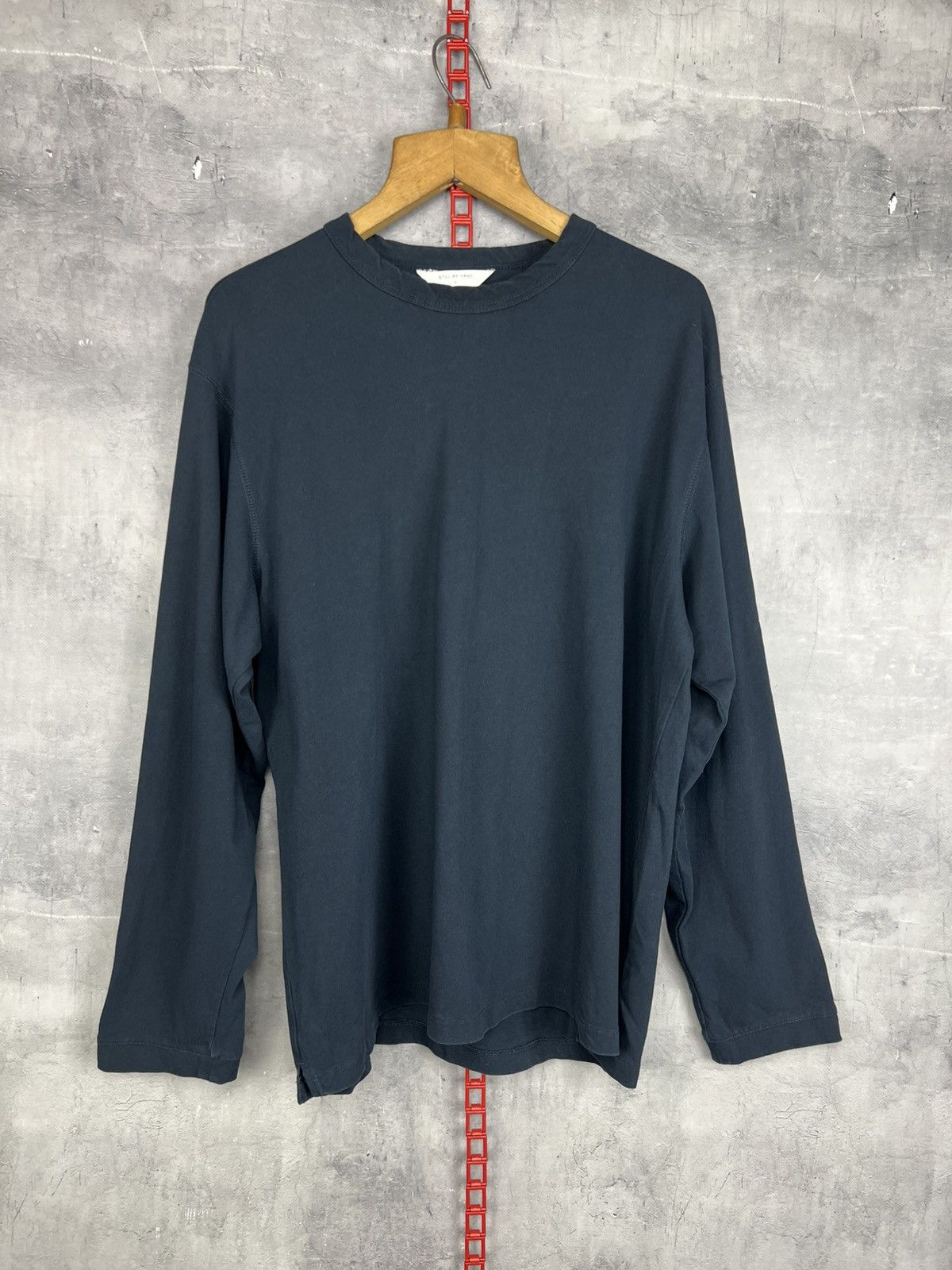 Japanese Brand Still By Hand Long Sleeve Black Navy Size US L / EU 52-54 / 3 - 5 Thumbnail