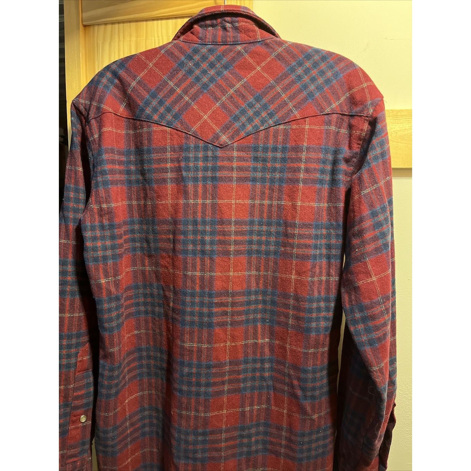 Pendleton Pendleton High Grade Men’s M Red Plaid Pearl Snap Wool Shirt Size US M / EU 48-50 / 2 - 13 Thumbnail
