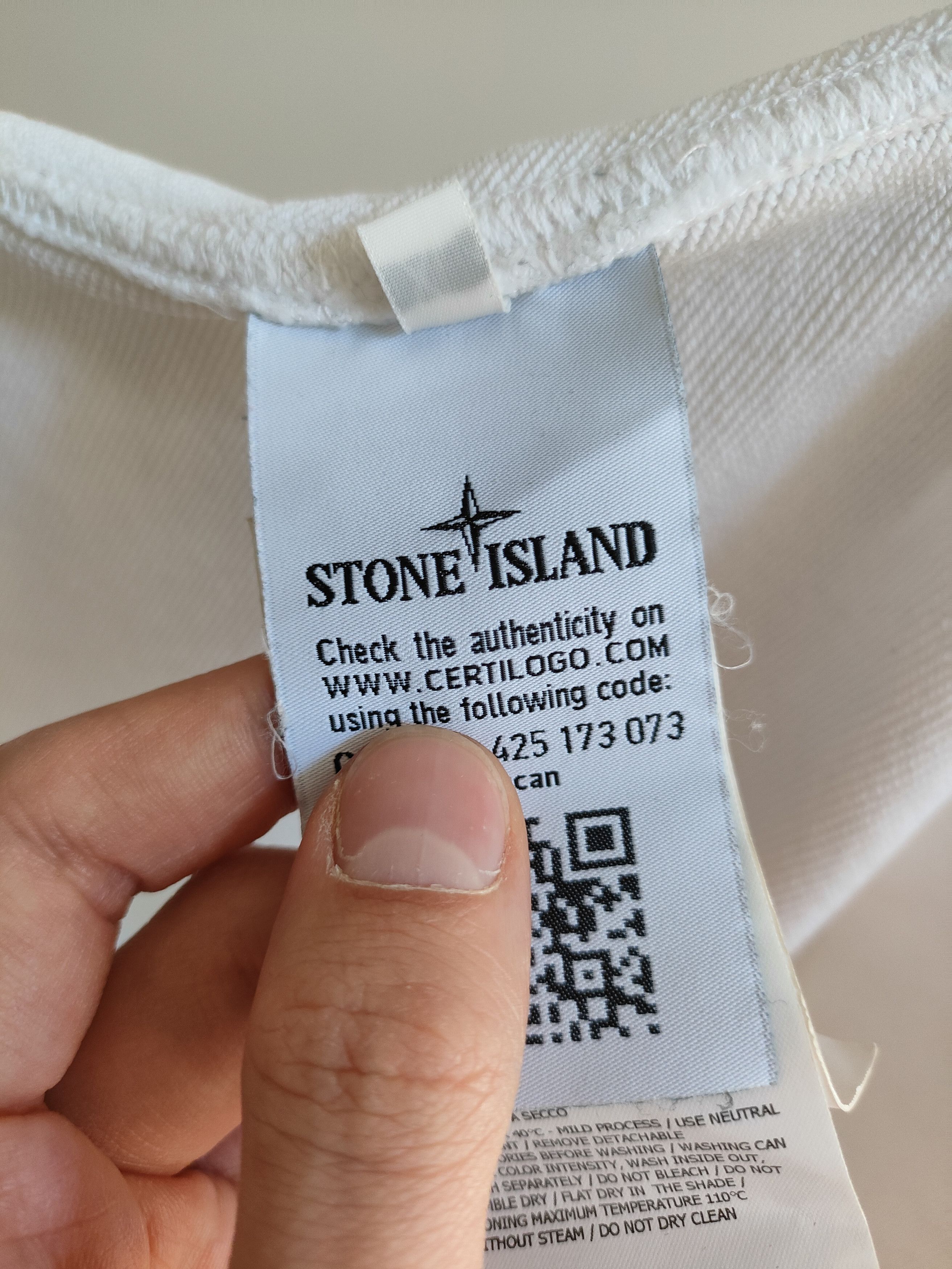 Stone Island Stone Island White Crewneck Size US XL / EU 56 / 4 - 6 Thumbnail