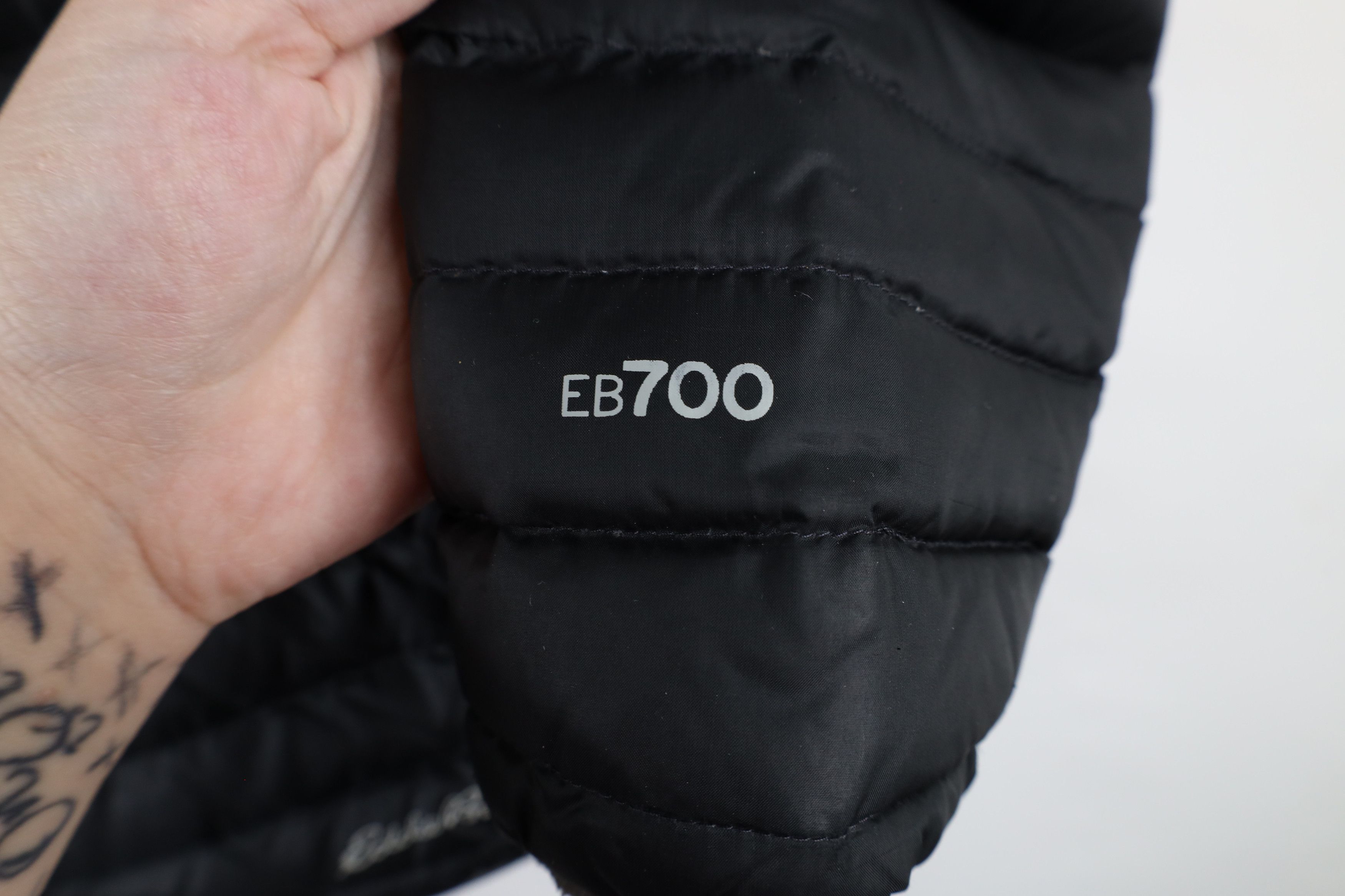 Eddie Bauer × Vintage Eddie Bauer 700 Duck Down Insulated Puffer Jacket Black Size L / US 10 / IT 46 - 6 Thumbnail