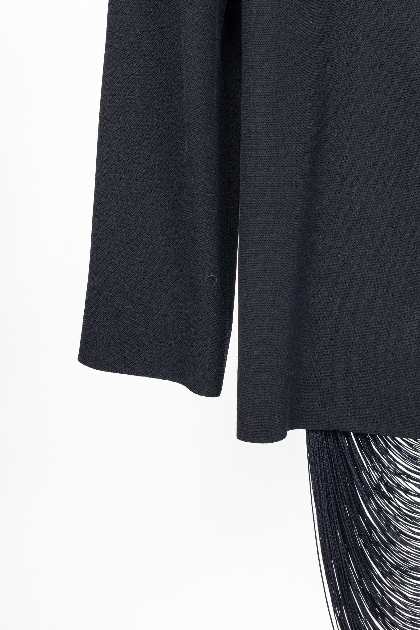 Jil Sander Jil Sander SS09 Runway Silk Draped-Fringe Open-Back Blazer Size M / US 6-8 / IT 42-44 - 6 Thumbnail
