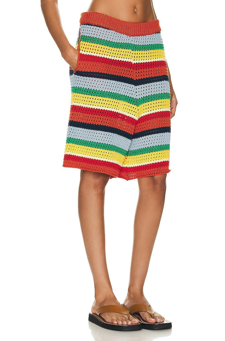 Marni o1y1125 Short in Multicolor Size 34" / US 12 / IT 48 - 2 Thumbnail