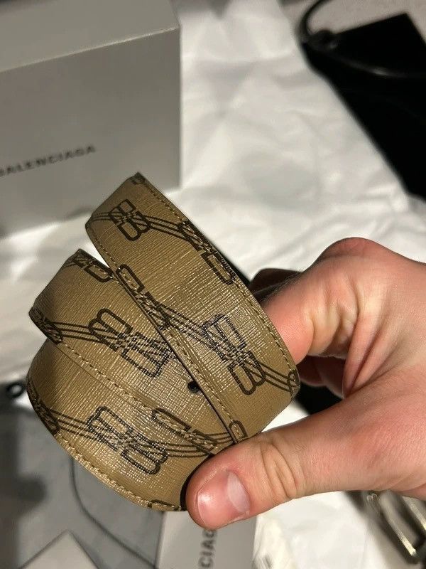 Balenciaga BALENCIAGA MONOGRAM BELT Size 32 - 4 Thumbnail