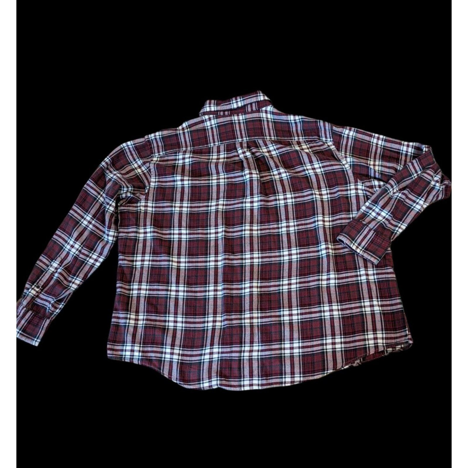 Lands' End Land's End Flannel Men's XXL Tartan Plaid Long Sleeve Grunge Size US XXL / EU 58 / 5 - 4 Thumbnail