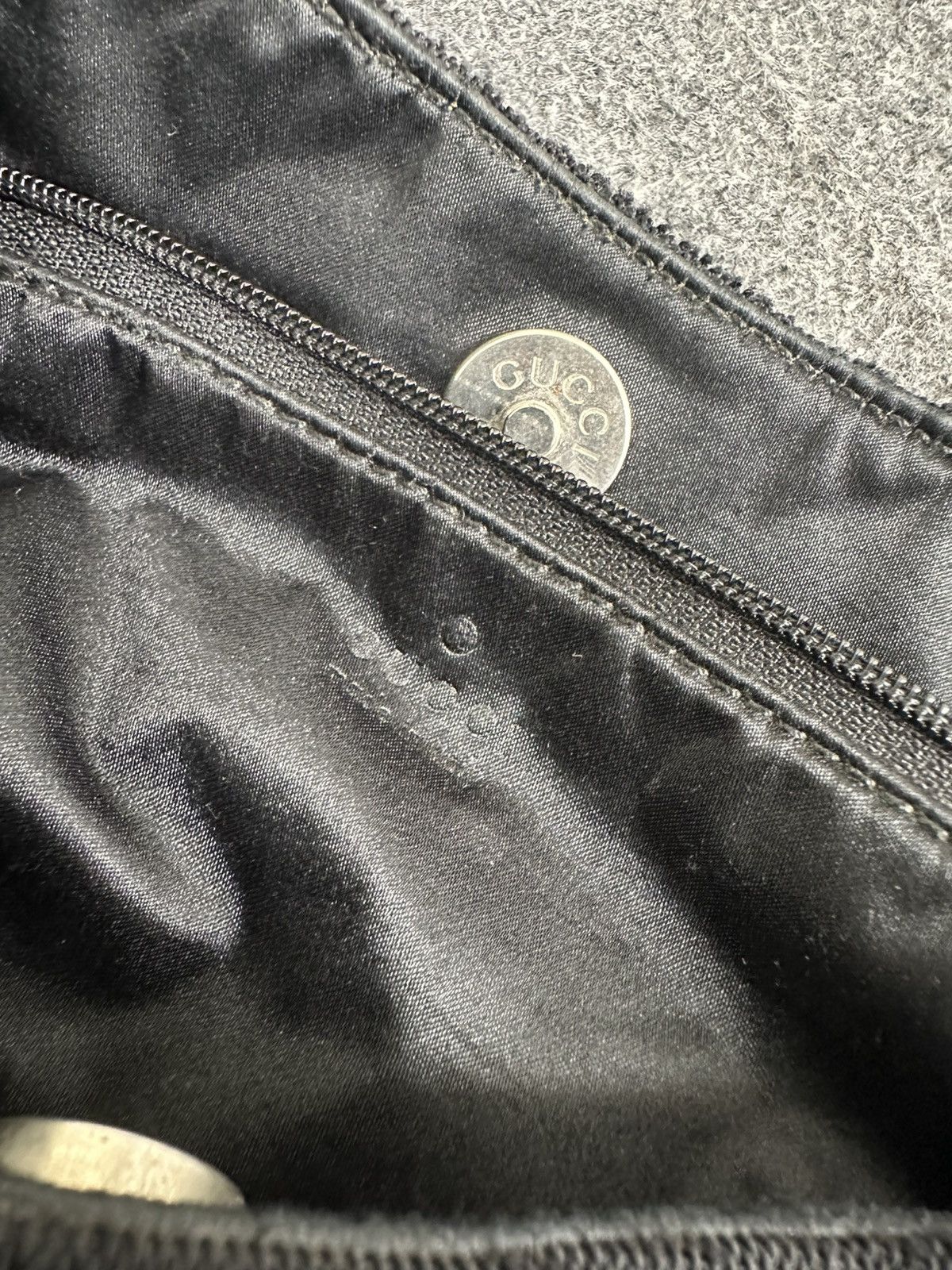 Gucci × Tom Ford Gucci - Tom ford - Hobo Bag Metal Handle Canvass - Black Size ONE SIZE - 13 Thumbnail