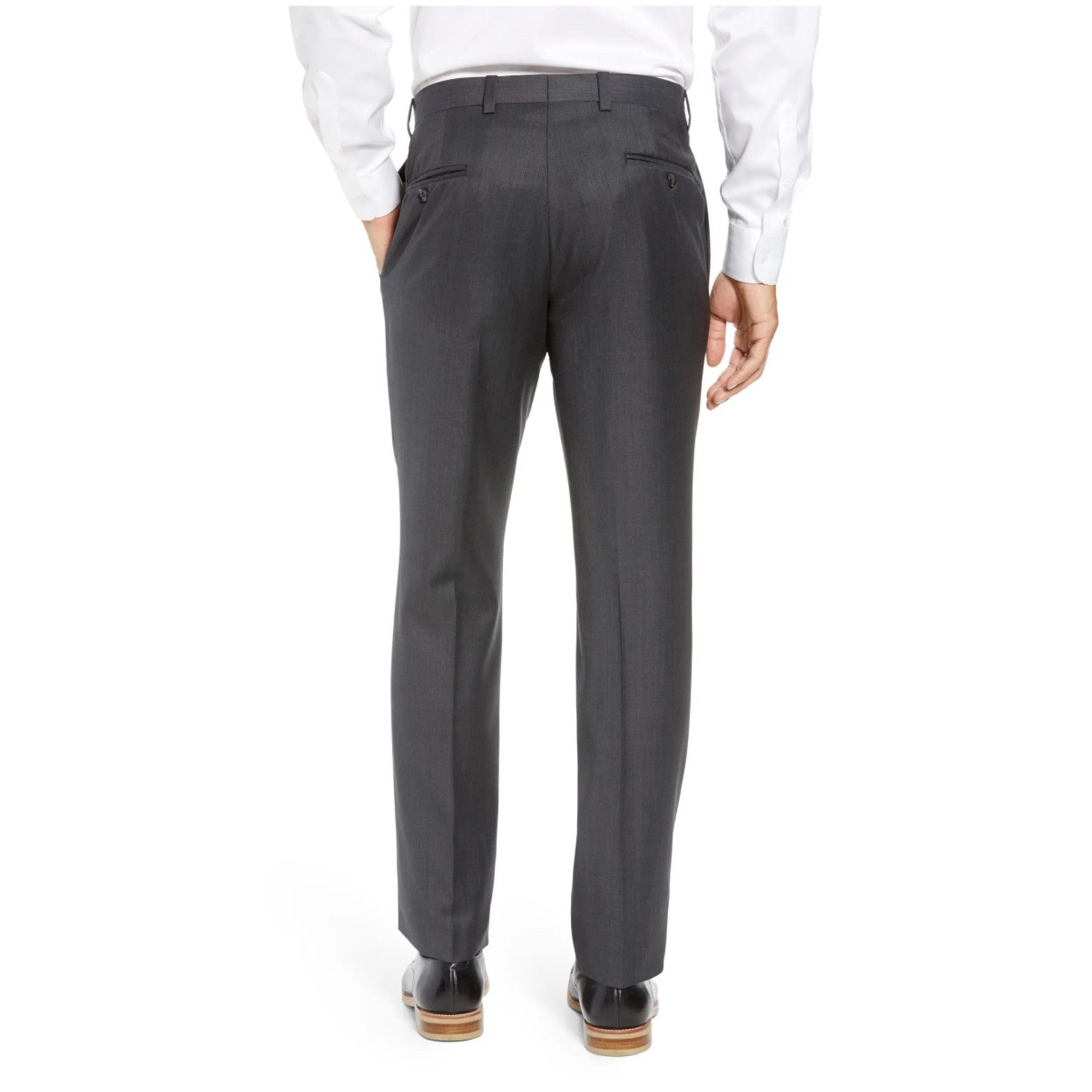 Ted Baker Ted Baker London Jefferson Pant Flat Front Wool Dress Pants Size 38R - 2 Thumbnail