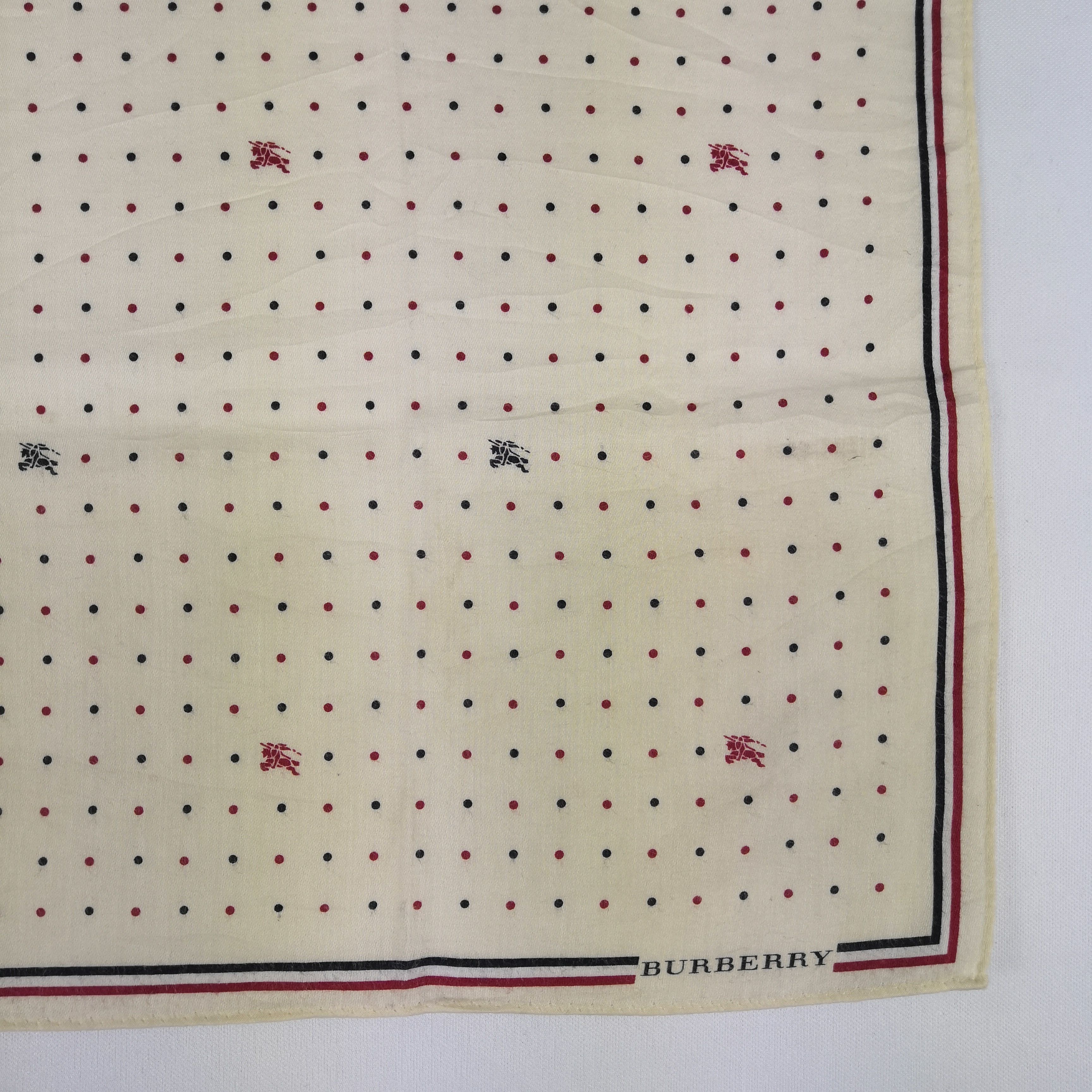 Burberry Vintage Burberry Handkerchief Neckerchief Bandana - AC72049 Size ONE SIZE - 3 Thumbnail