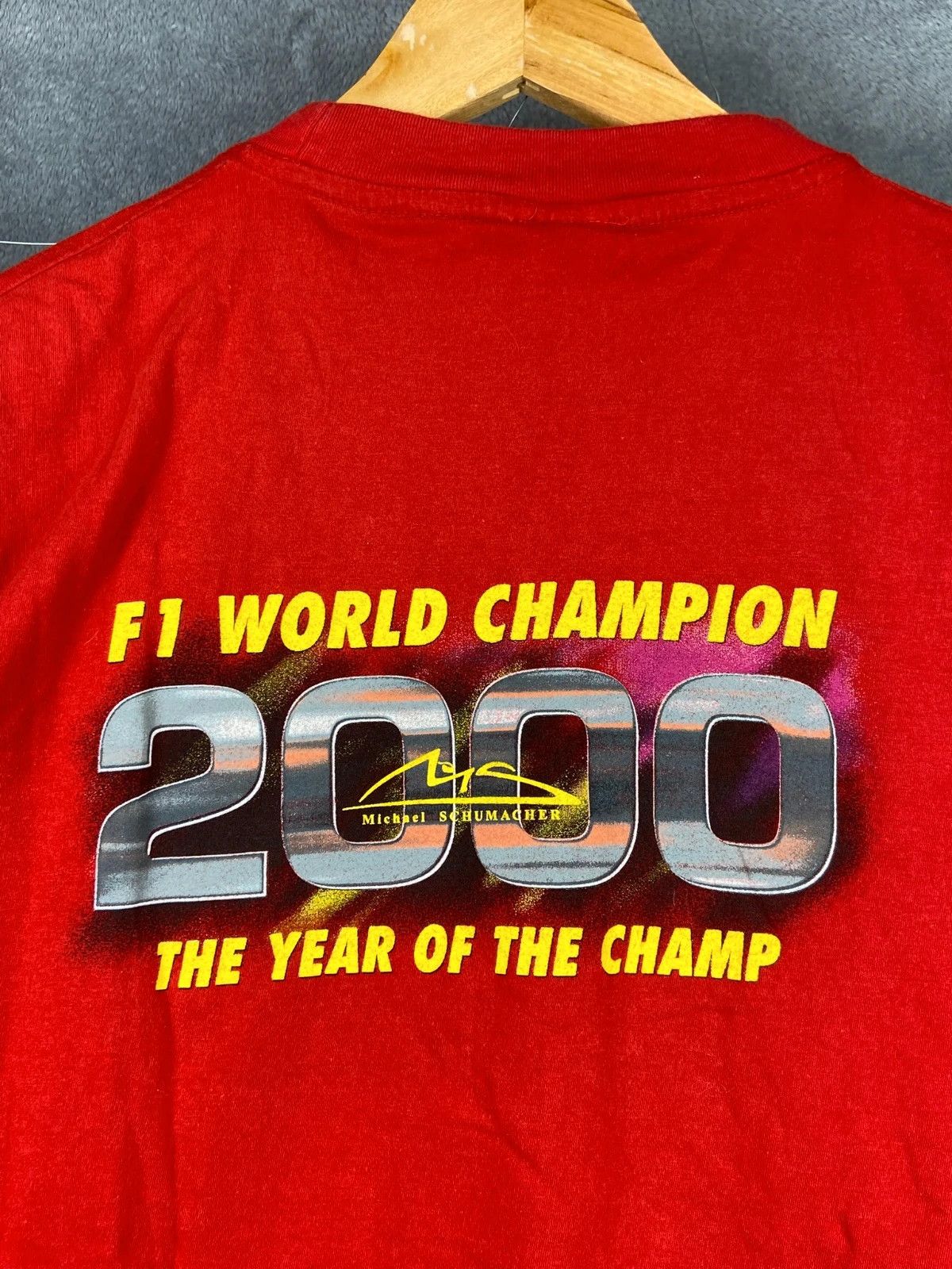 Other Michael Schumacher tee F1 racing Ferrari motorsport vintage Size US L / EU 52-54 / 3 - 6 Thumbnail