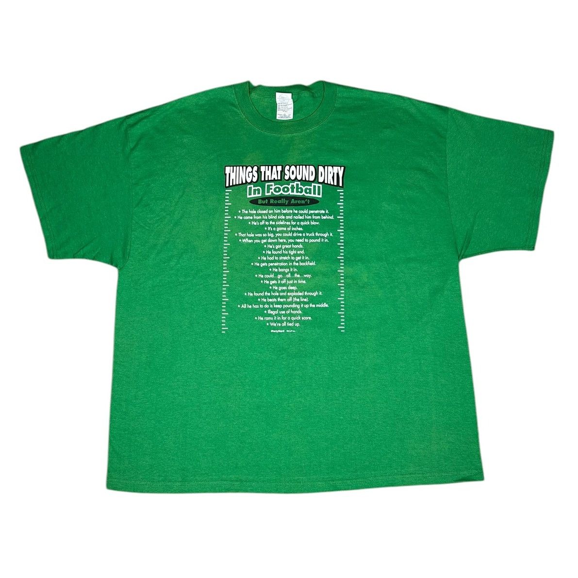 Delta × NFL × Vintage Vintage NFL Things That Sound Dirty in Football Funny Shirt Size US XXL / EU 58 / 5 - 1 Thumbnail