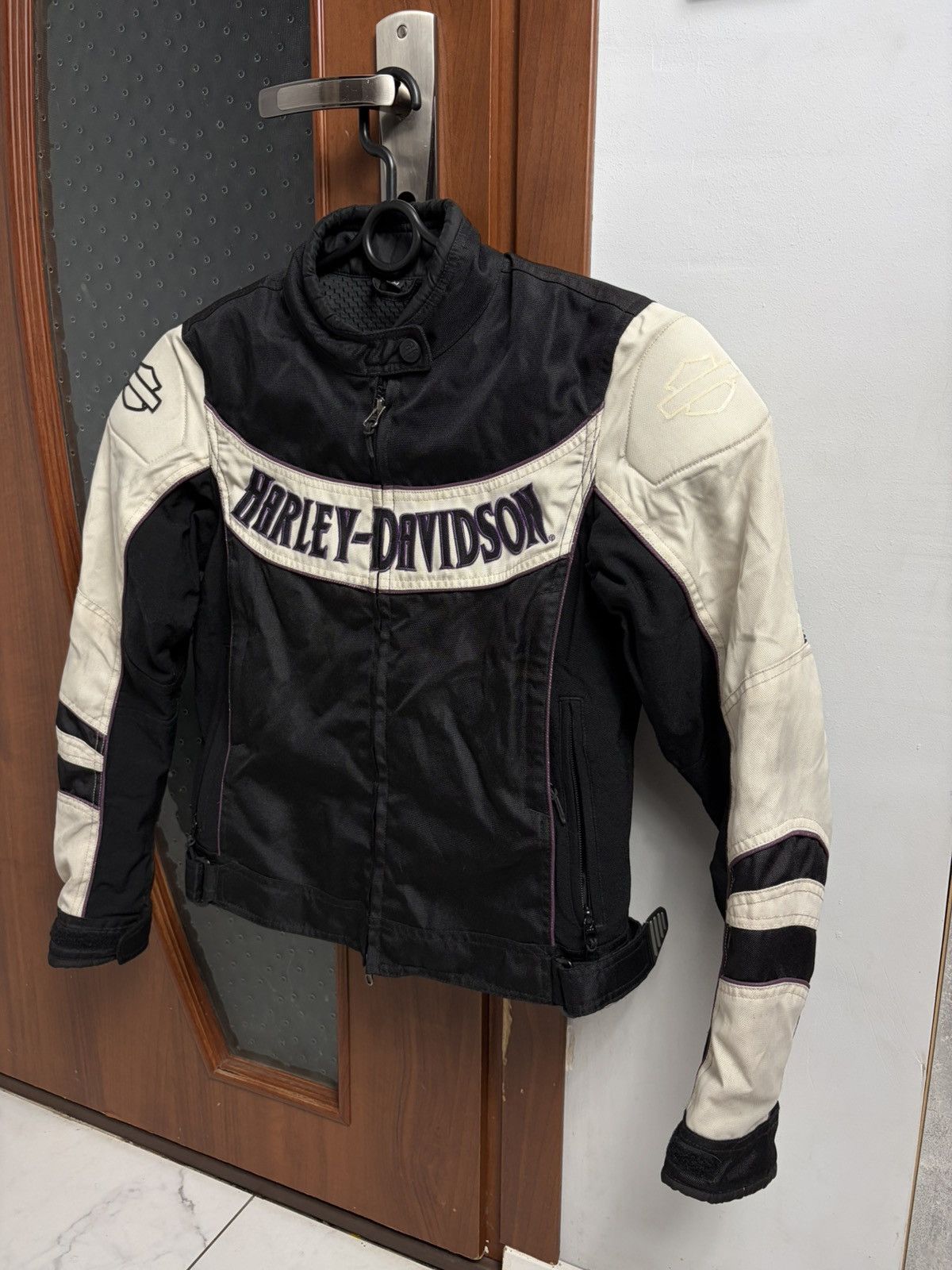 Harley Davidson Vintage Harley-Davidson Moto Tribal Shield Riding Jacket Size M / US 6-8 / IT 42-44 - 2 Thumbnail