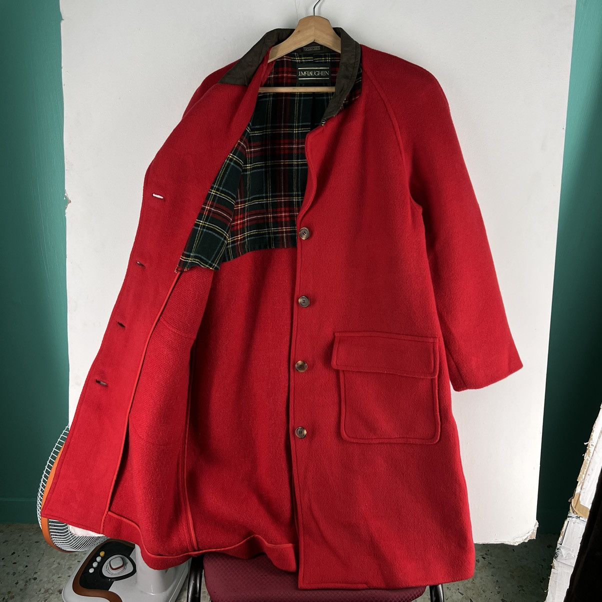 Japanese Brand 🔥Rich Red - Fly Coats Wool Jacket J.Mc Laughlin Japan Made Size US M / EU 48-50 / 2 - 9 Thumbnail