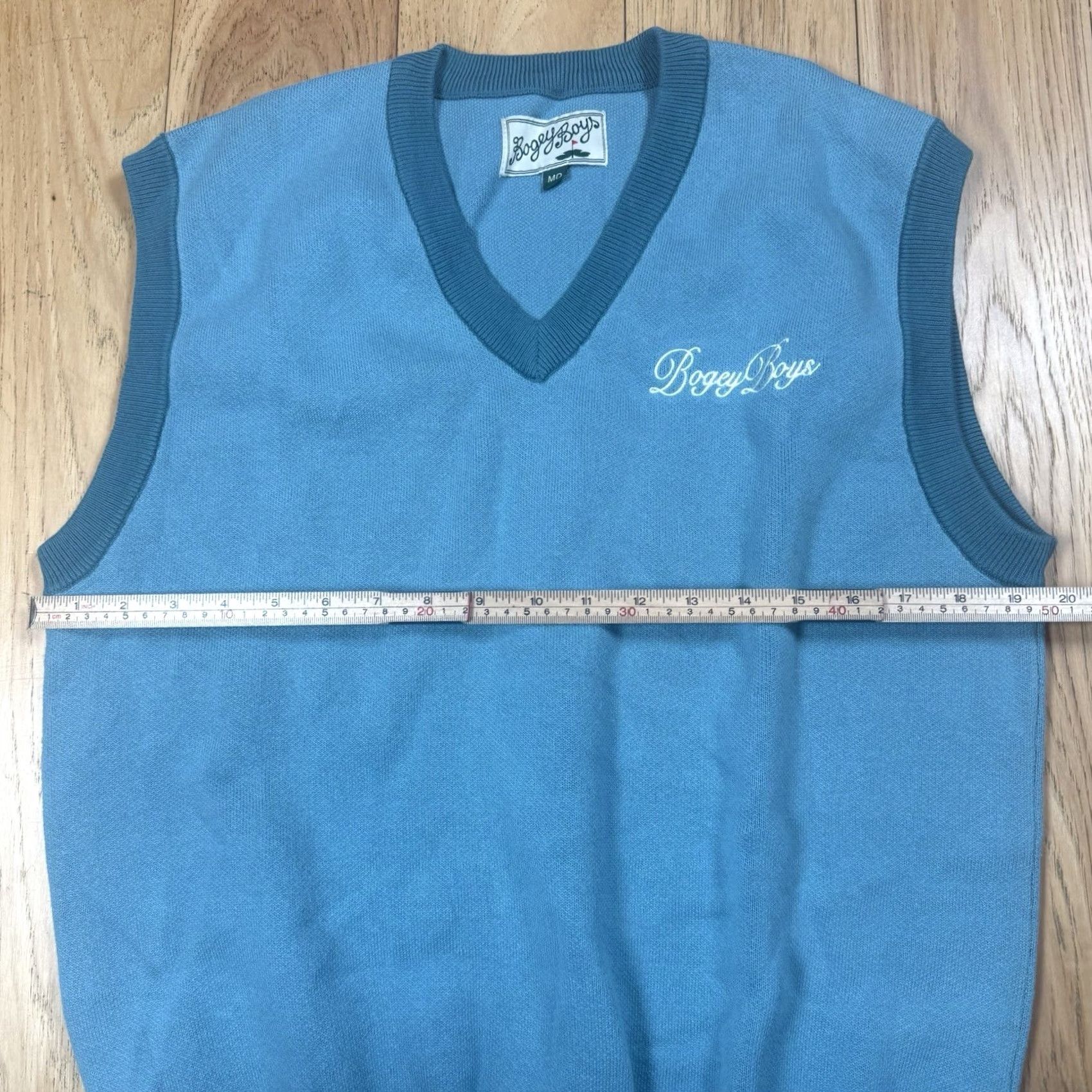 Vintage Bogey Boys Sweater Vest Mens V-Neck Blue Preppy Golf 2XL Northwest? NWOT Size US XXL / EU 58 / 5 - 4 Thumbnail