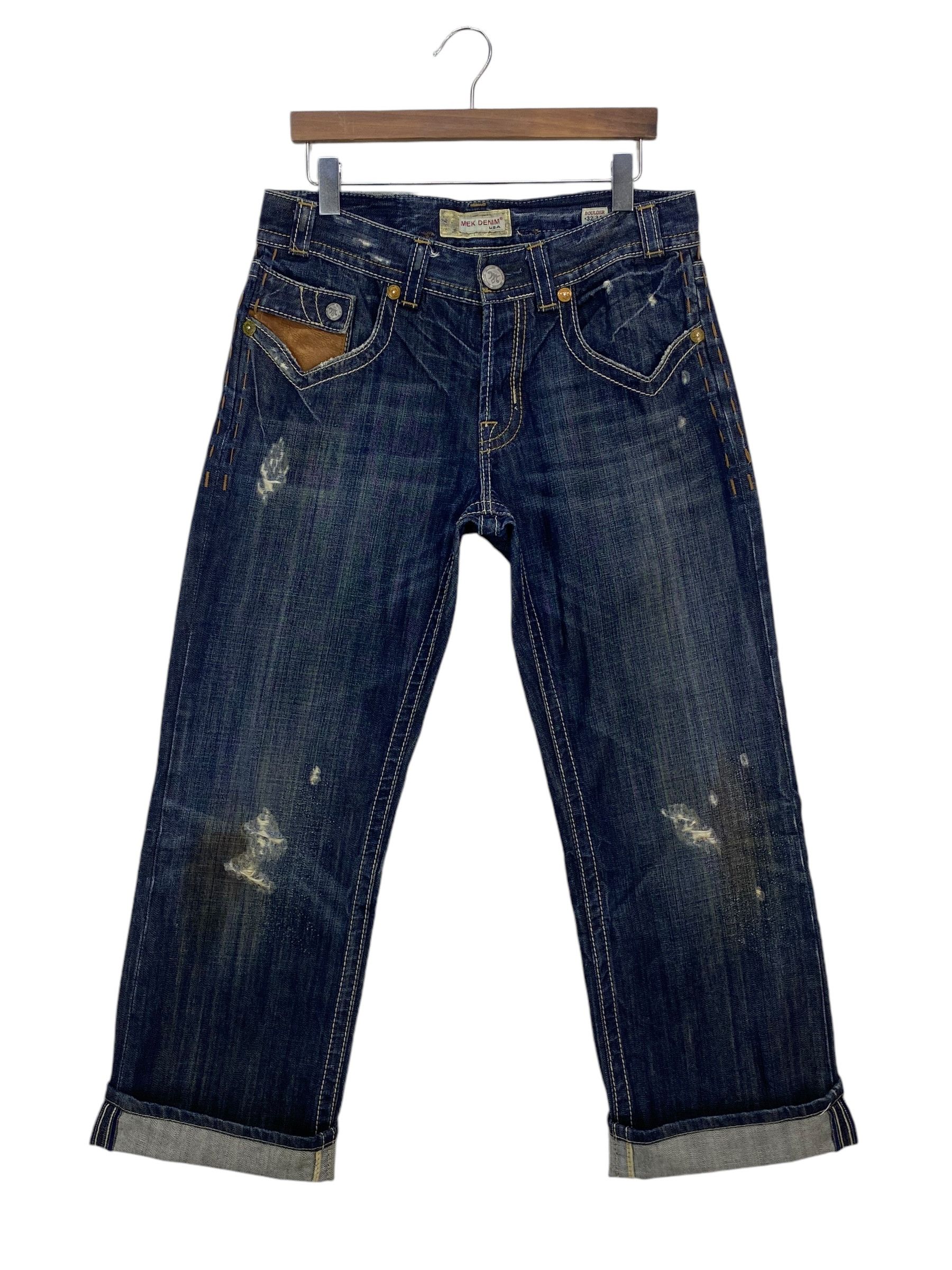 Japanese Brand Mek Denim Selvedge Jeans Size US 32 / EU 48 - 1 Thumbnail