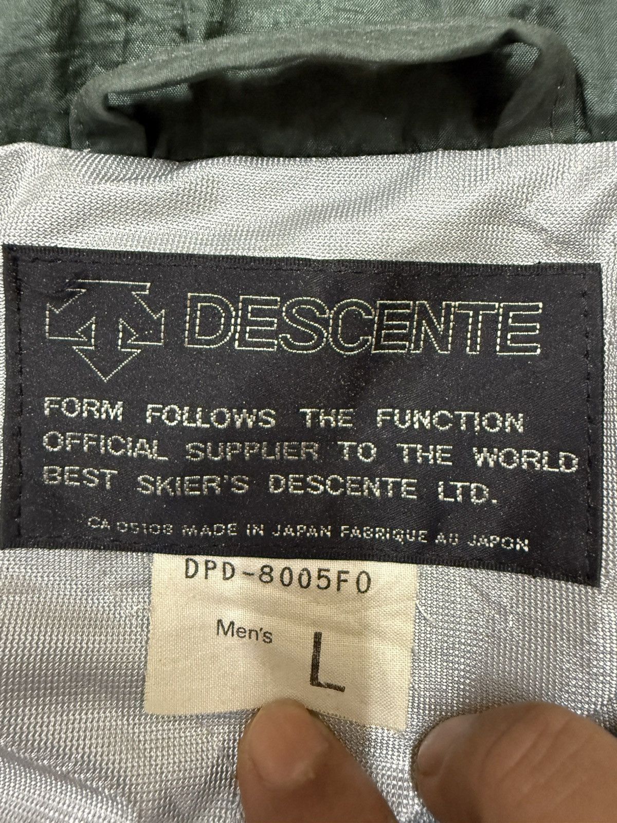 Descente VINTAGE 90s DESCENTE RACING TEAM BOMBER JACKET Size US M / EU 48-50 / 2 - 10 Thumbnail