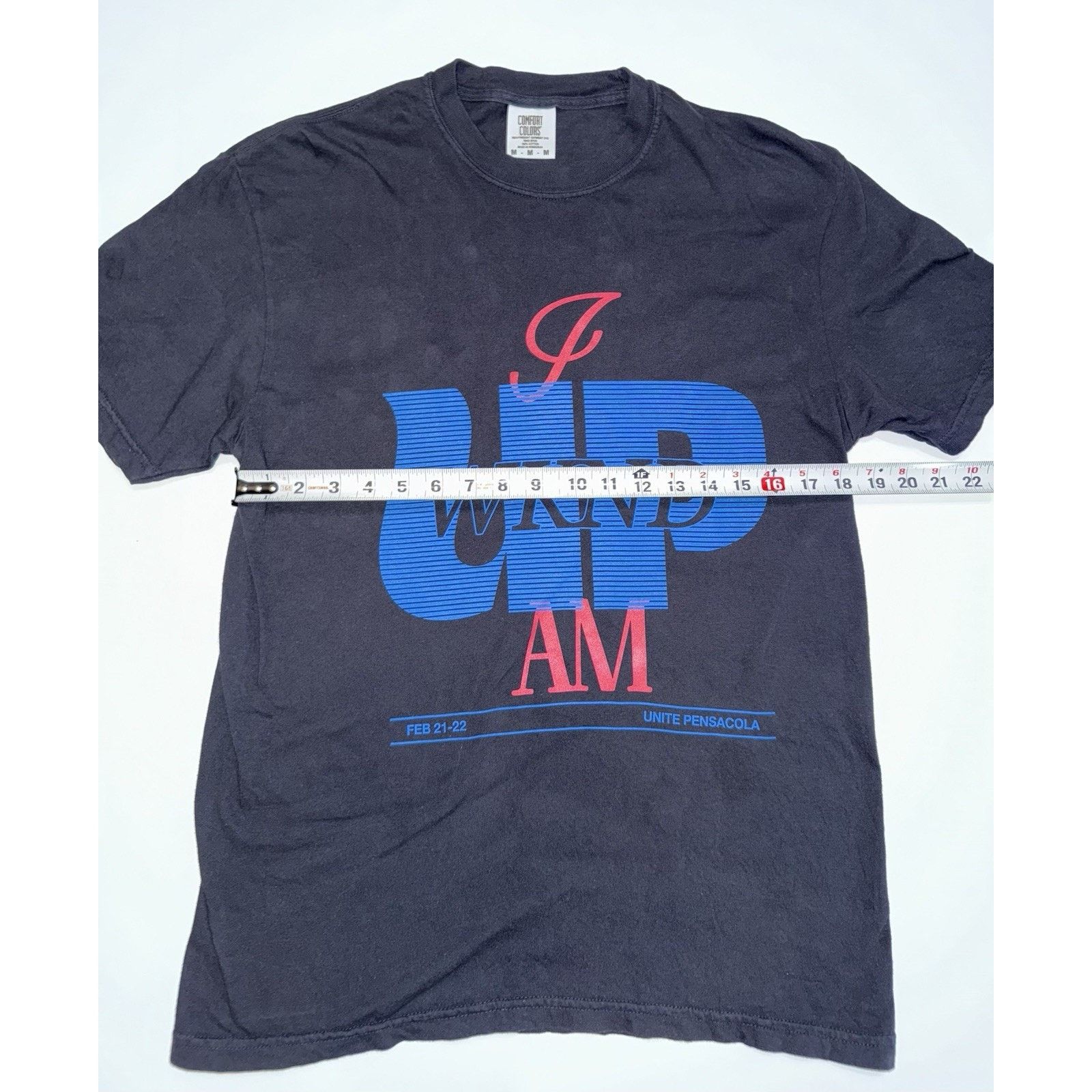 Comfort Colors Jesus Is The “I Am” Black T-Shirt M Unite pensacola church Size US M / EU 48-50 / 2 - 4 Thumbnail