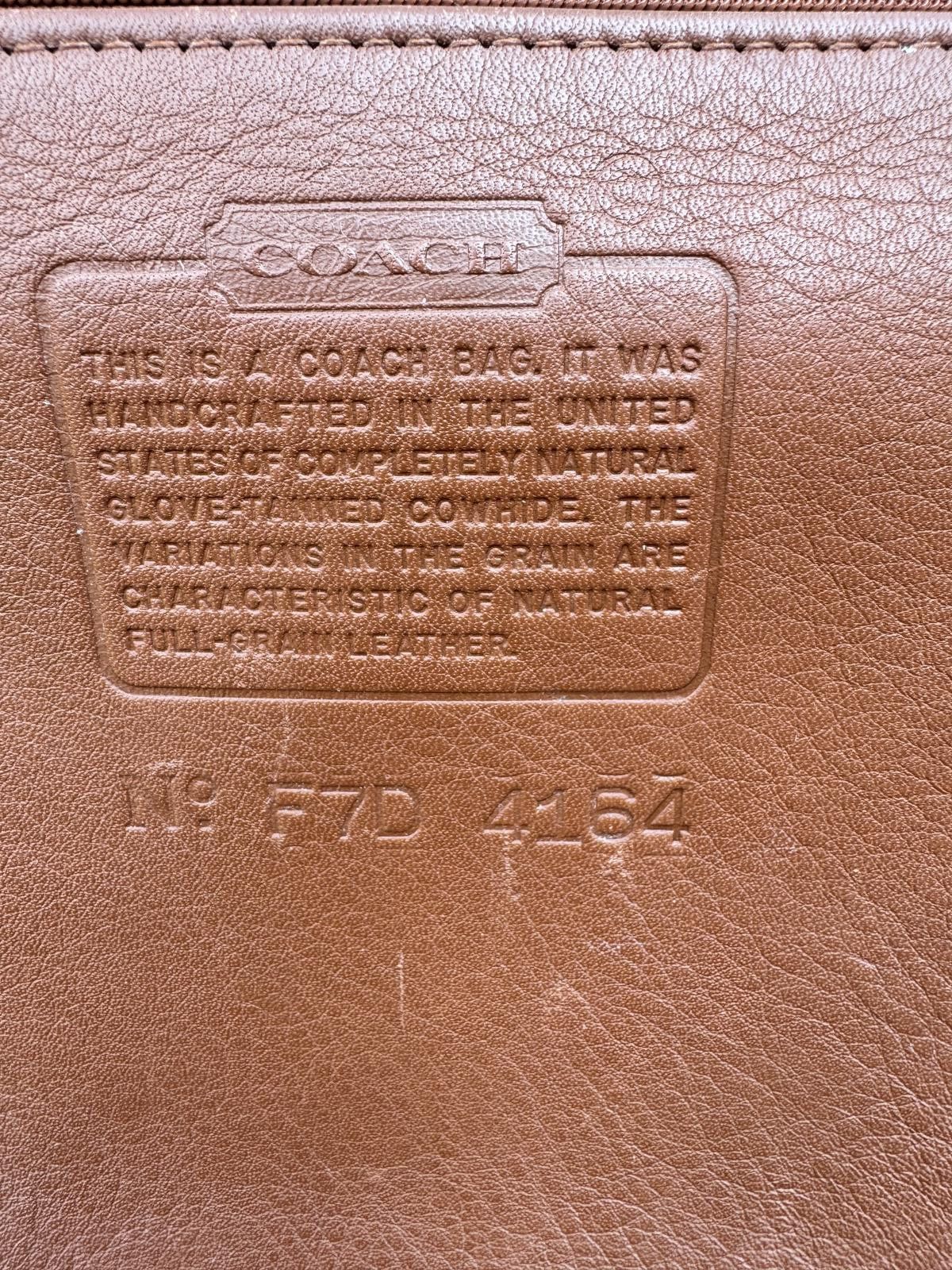 Coach Vintage 90's Coach Brown Leather Women's Shoulder Bag Size ONE SIZE - 7 Thumbnail