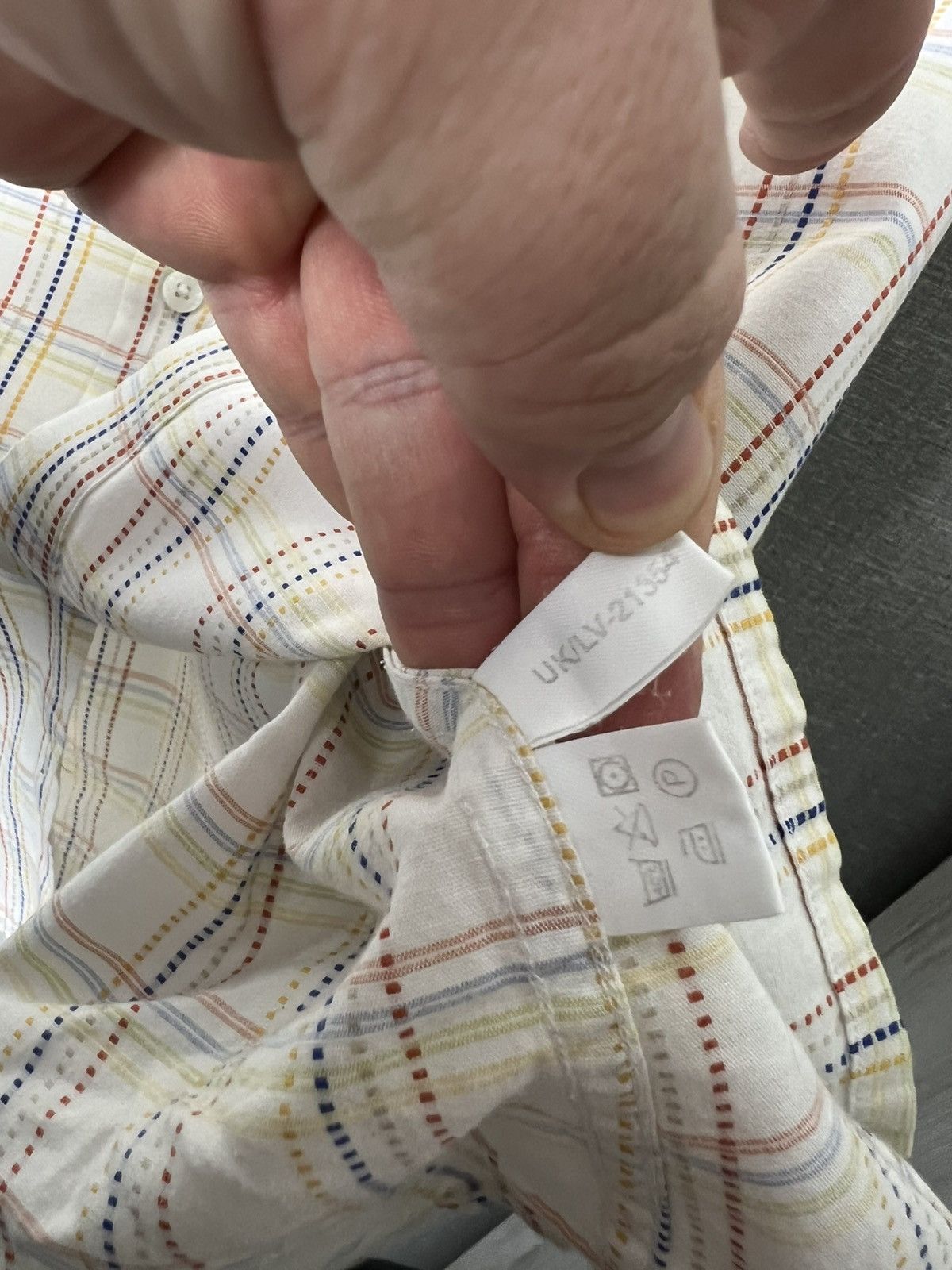 Yves Saint Laurent Vintage Yves Saint Laurent YSL Button Up Short Sleeve Shirt Size US L / EU 52-54 / 3 - 12 Thumbnail