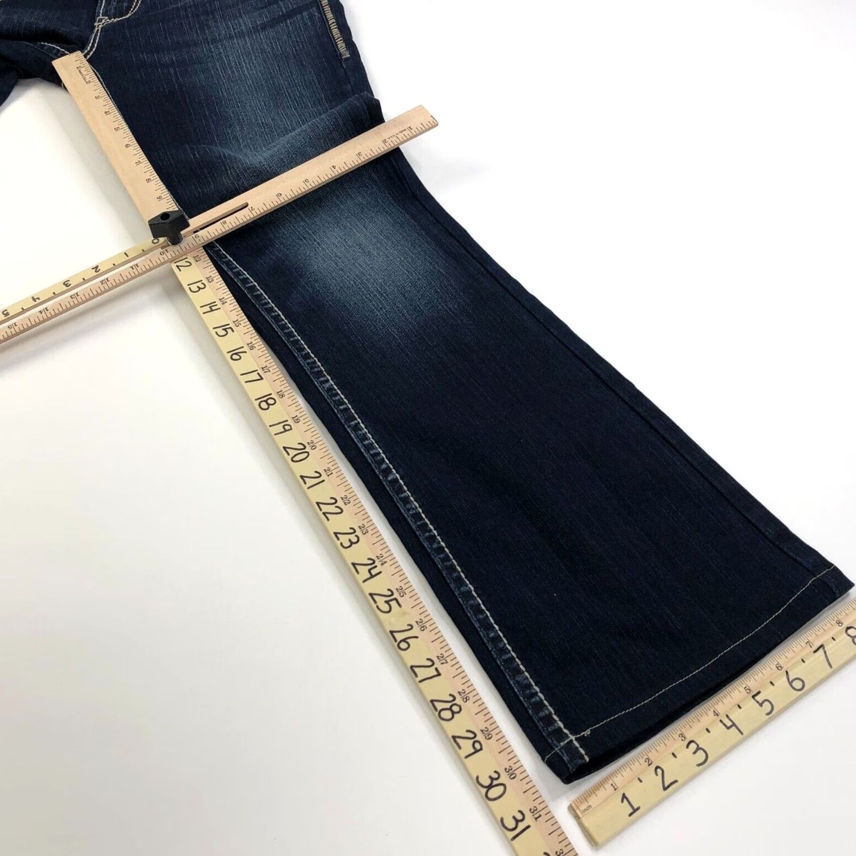 Silver Jeans Co. Silver Jeans MINT Aiko Bootcut Jeans 29 x 33 Low Rise Stretch 5-Pocket Denim Women Unspecified IN 32W 31L Vintage: No Size 29" - 4 Thumbnail