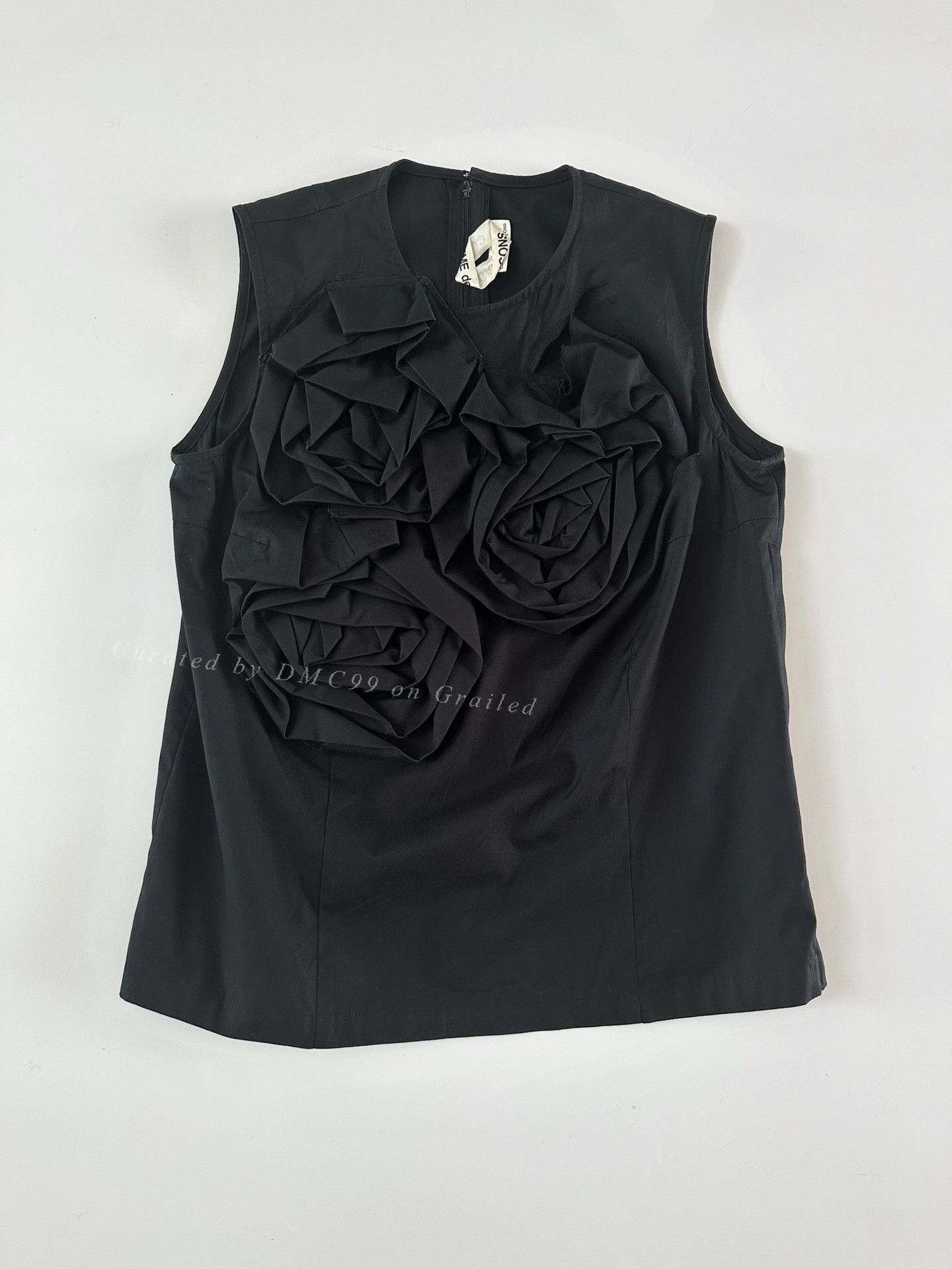 Rei Kawakubo Comme des Garcons 2013 Main Line 3D Rose Vest Size S / US 4 / IT 40 - 1 Thumbnail