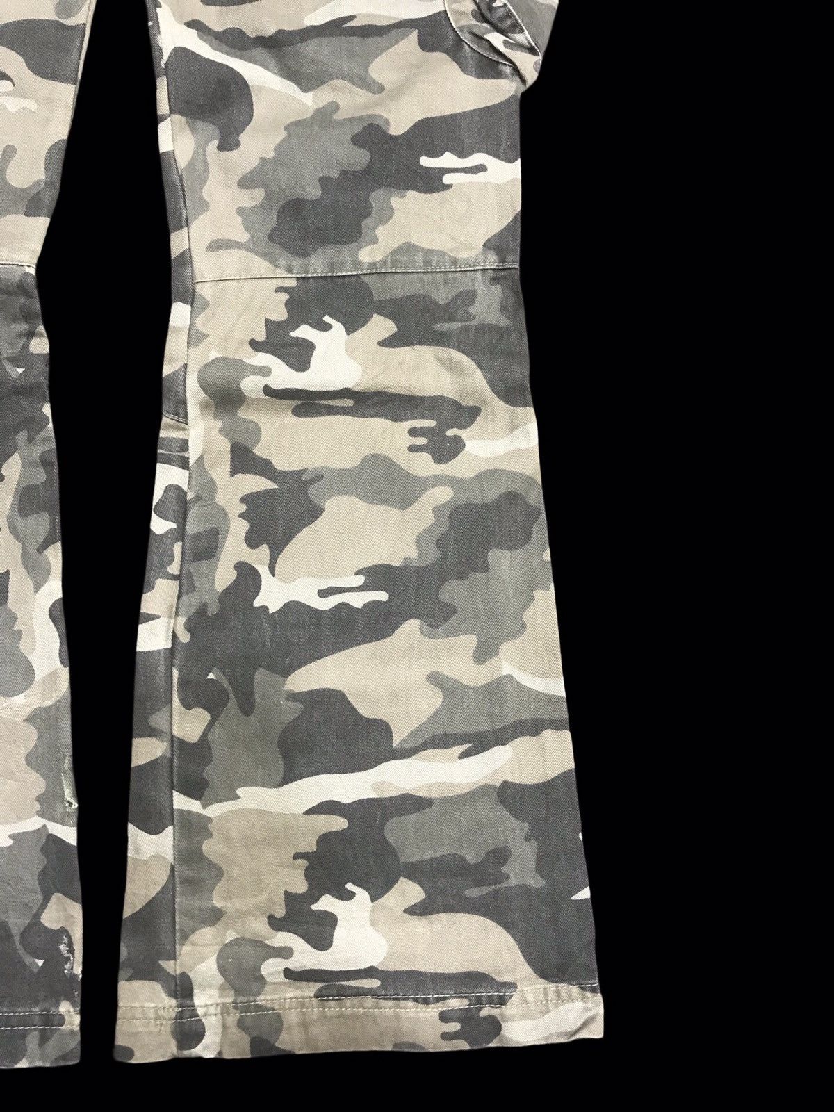 Japanese Brand 💥FLARE💥CLONEDEVGRU Japan Designer Camo Cargo Pant F80 Size US 29 - 9 Thumbnail