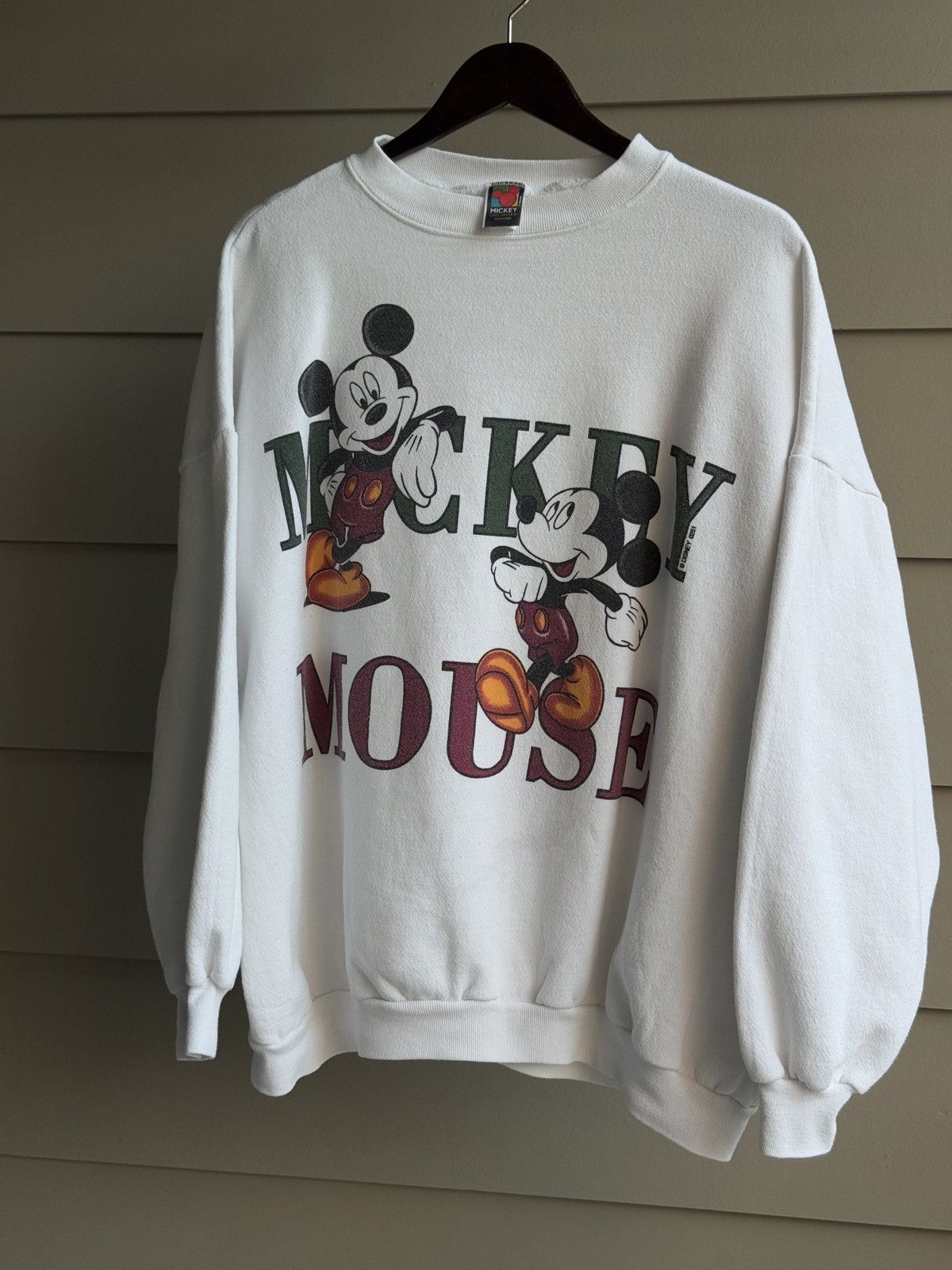 Disney Vintage 90s Disney Designs Mickey Mouse Sweatshirt 3X Size US XXL / EU 58 / 5 - 1 Thumbnail