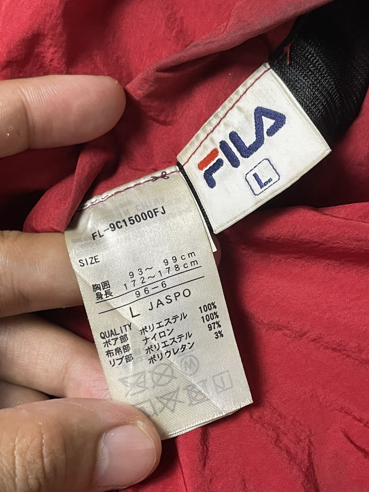Fila × Japanese Brand × Vintage Vintage FILA Colourblock Windbreaker (134) Size US L / EU 52-54 / 3 - 8 Thumbnail