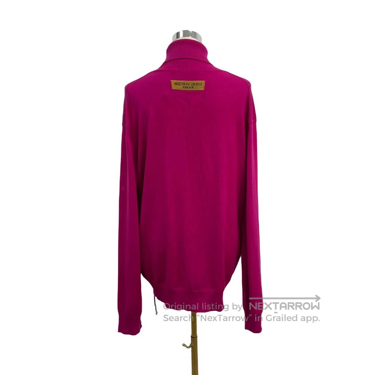 Louis Vuitton Louis Vuitton Pink Turtleneck Sweater. Size XL / US 12-14 / IT 48-50 - 6 Thumbnail