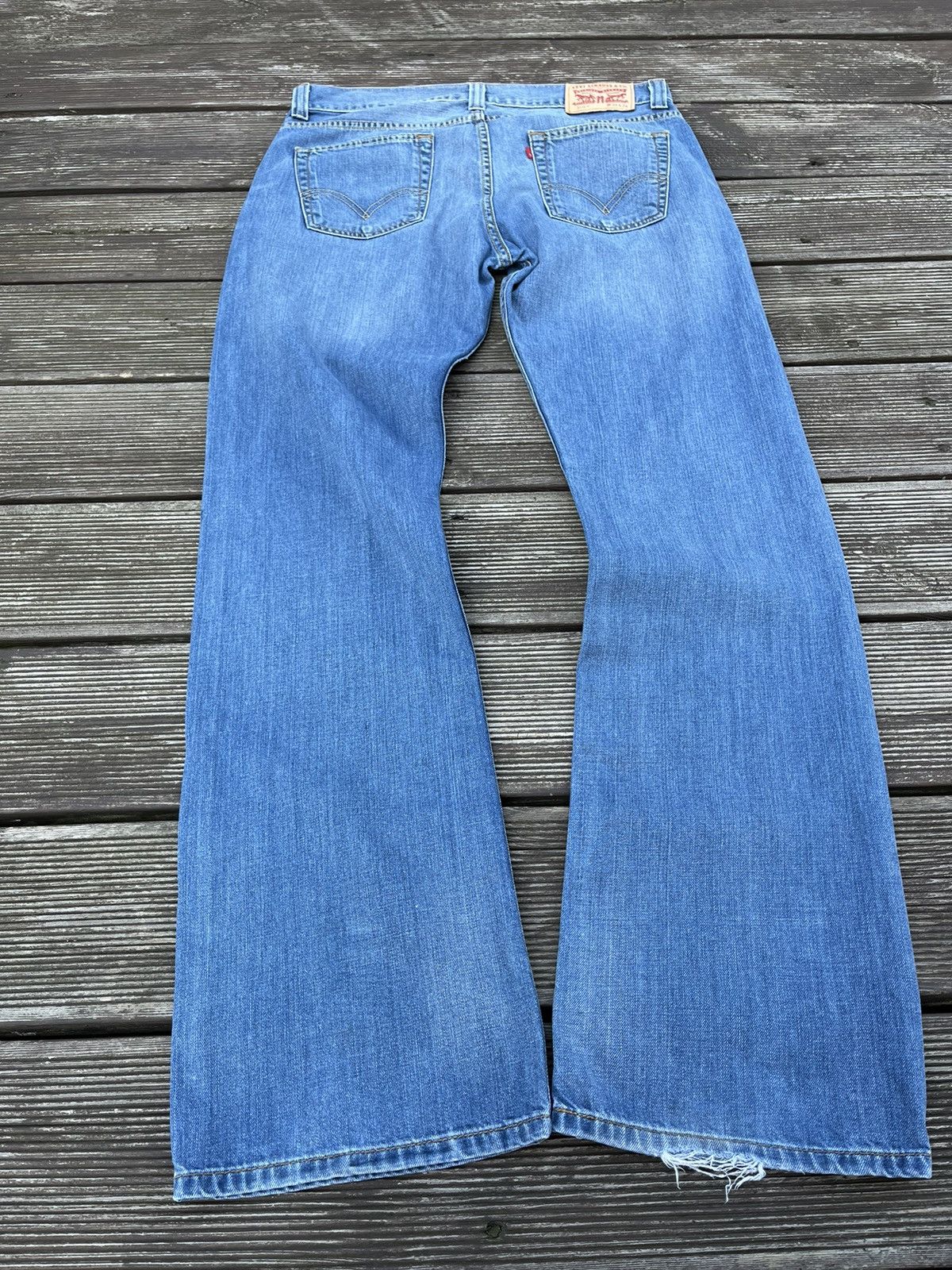 Levi's Vintage 90's Levis 506 34x34 Blue Classic Jeans Pants @196 Size US 34 / EU 50 - 6 Thumbnail