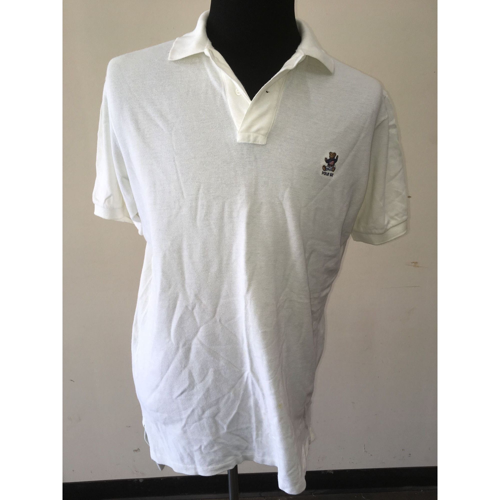 Polo Ralph Lauren Men's Polo Ralph Lauren White Collared Shirt Size Medium Size US M / EU 48-50 / 2 - 1 Thumbnail