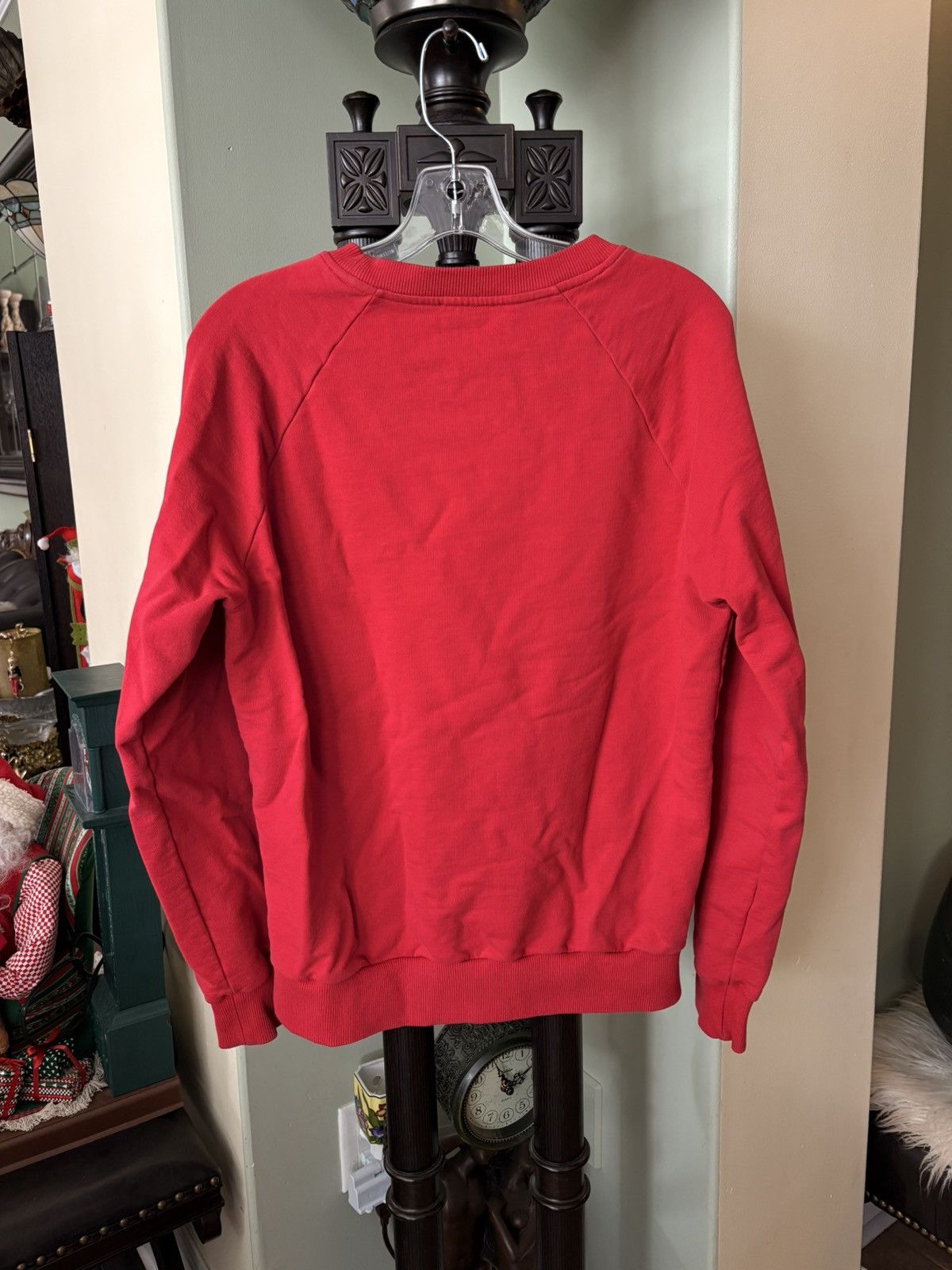 Balmain Red Balmain Paris Printed Sweatshirt Size US L / EU 52-54 / 3 - 6 Thumbnail