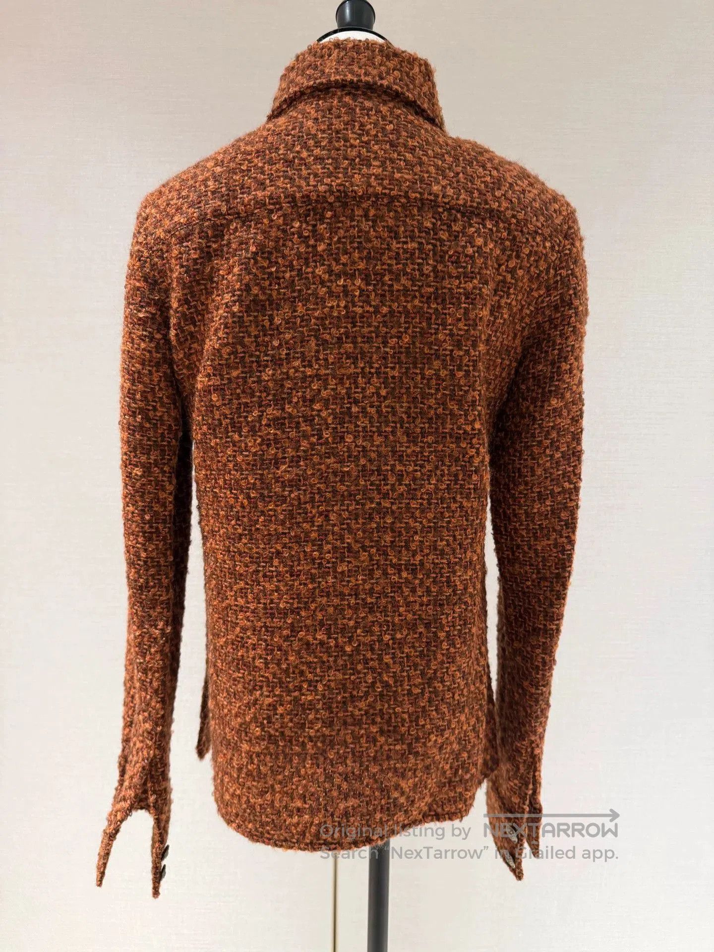 Chanel Chanel Rust Red Wool Knit Jacket. Size US S / EU 44-46 / 1 - 2 Thumbnail