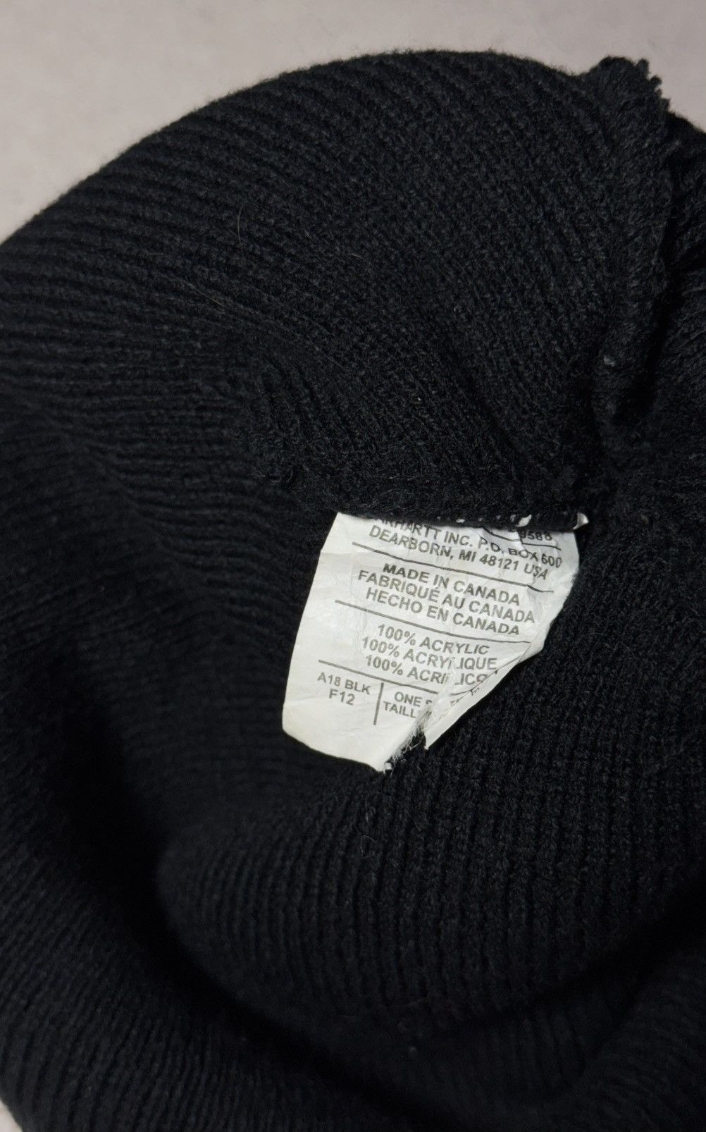 Carhartt Vintage Carhartt Beanie Hat made in Canada Size ONE SIZE - 6 Thumbnail