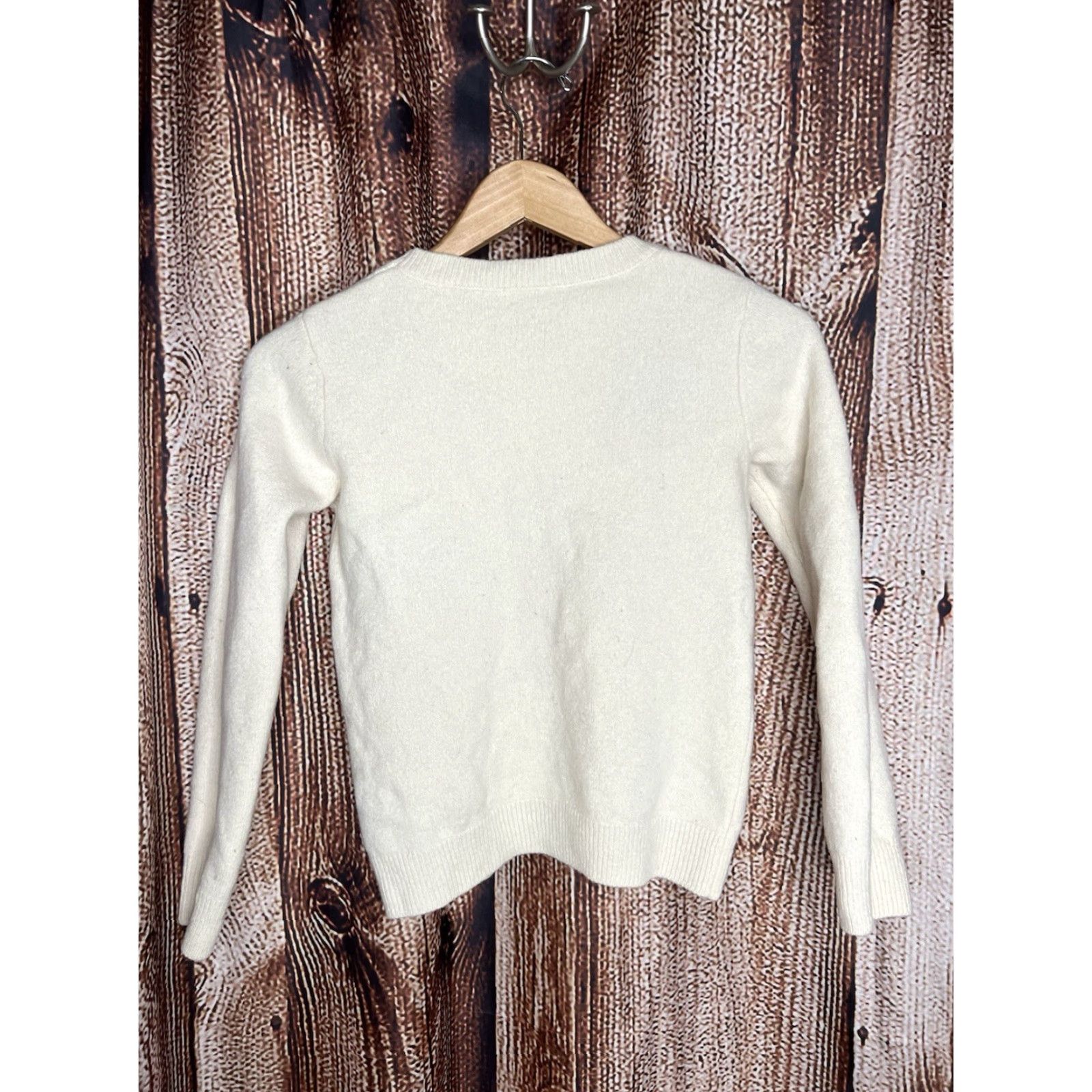 Marcs MARCS Womens Ivory Pullover Sweatshirt Star Graphic Size Small Size S / US 4 / IT 40 - 2 Thumbnail