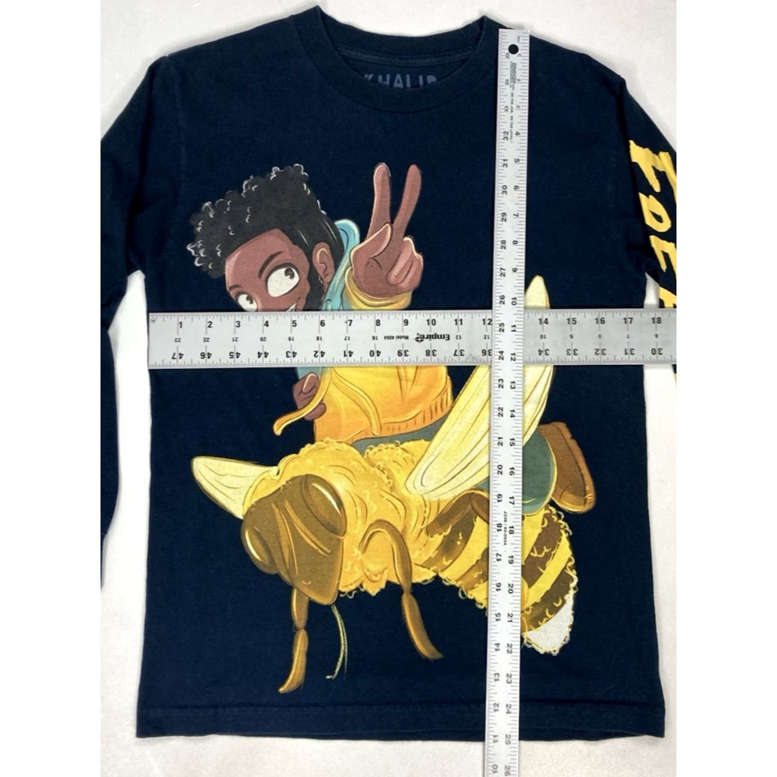 ESPIRIT Khalid Free Spirit Tour 2019 Graphic T-shirt Women Small Blue Long Sleeve Music Shirt Size S / US 4 / IT 40 - 6 Thumbnail