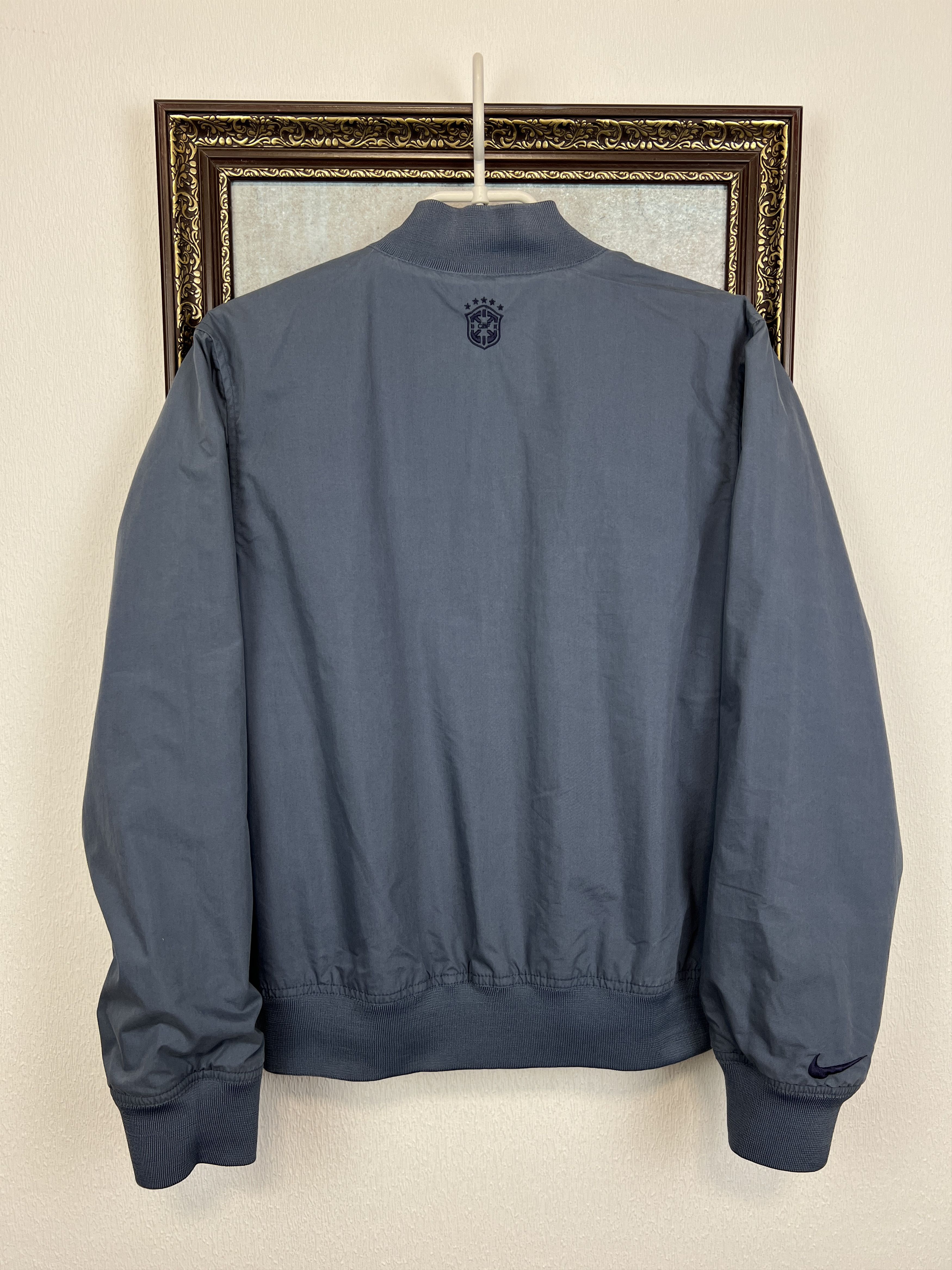 Nike Vintage Brazil Football Double Sided Jacket Soccer Track Top Size US S / EU 44-46 / 1 - 14 Thumbnail