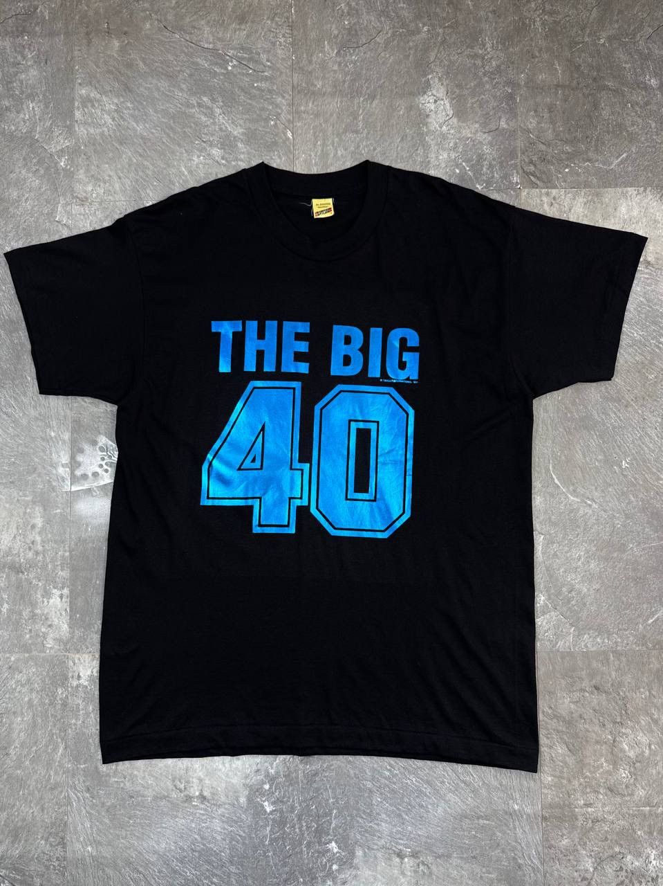 Vintage Vintage 1991 Screen Stars "The Big 40" Blue Graphic Tee XL Size US XL / EU 56 / 4 - 1 Thumbnail
