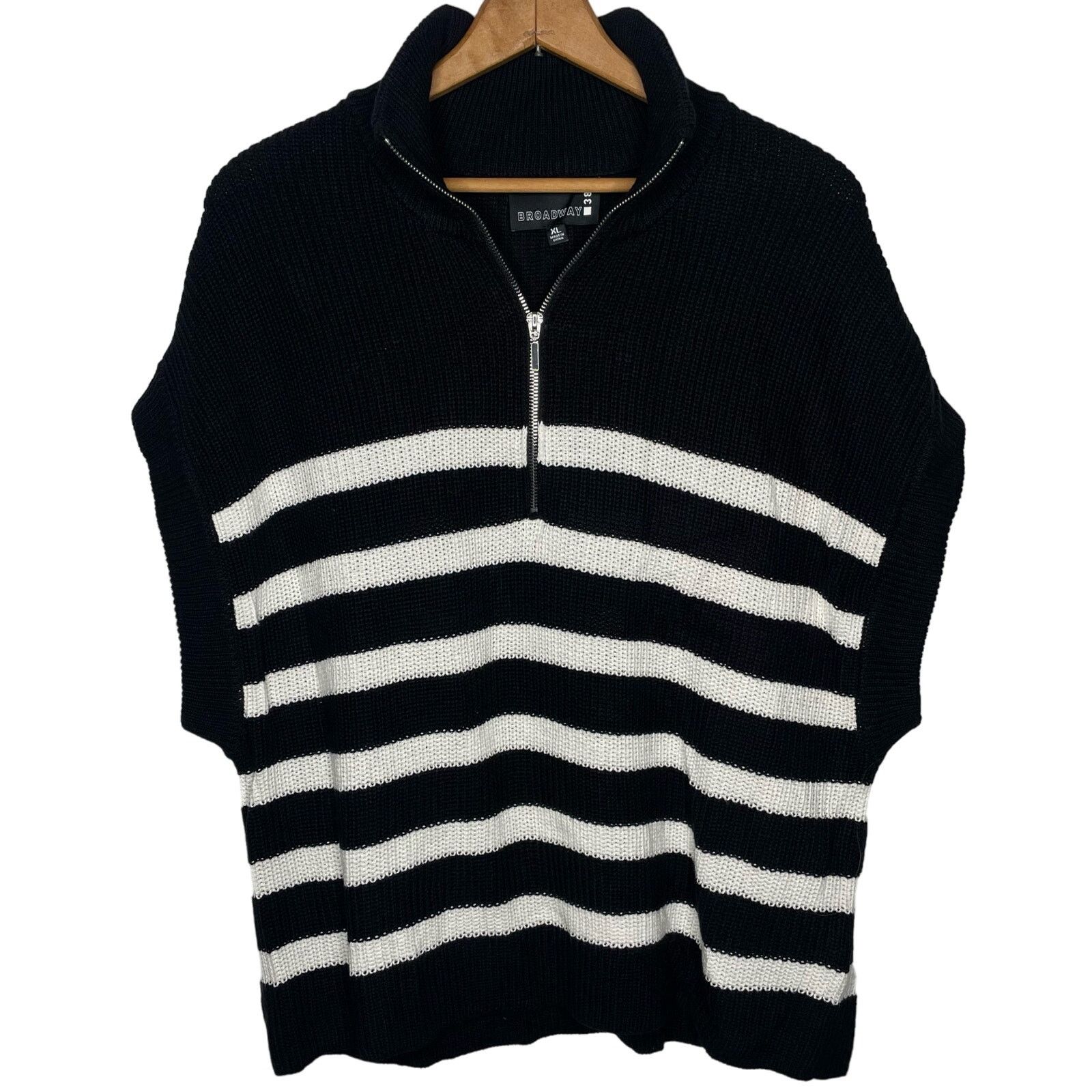 Other Broadway 38 Knit Half Zip Sweater Size XL Size XL / US 12-14 / IT 48-50 - 1 Thumbnail