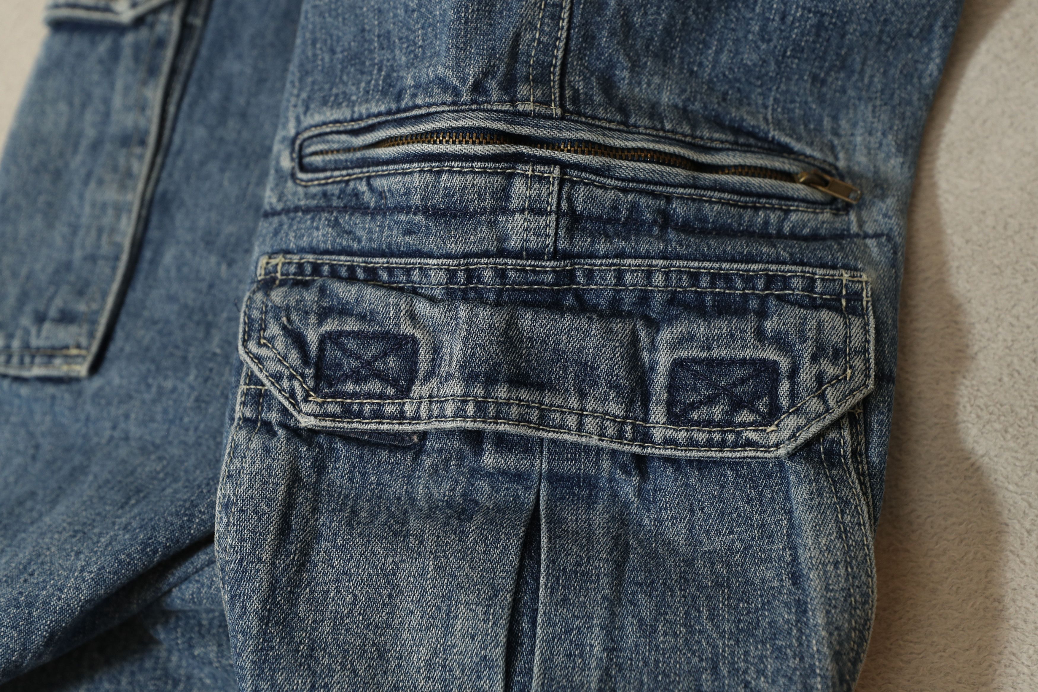 Faded Glory Faded Glory Denim Cargo Pants (30x30) Size US 30 / EU 46 - 12 Thumbnail